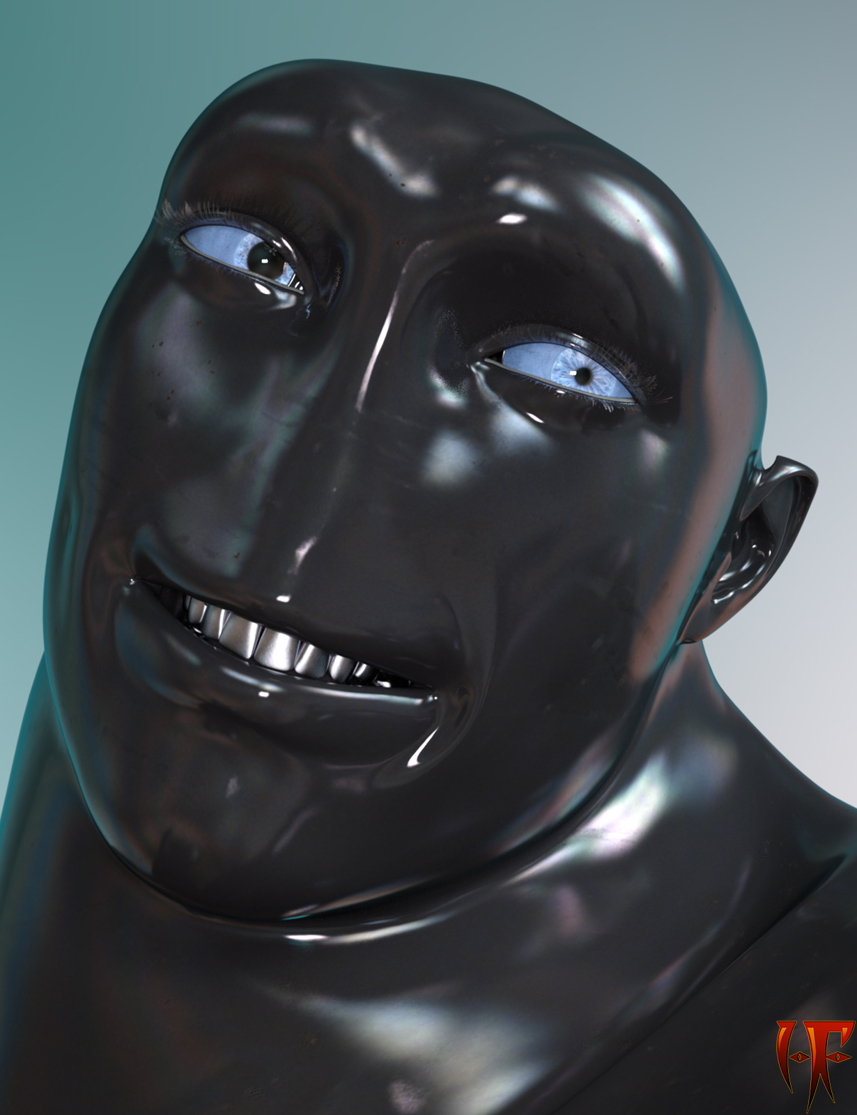 HF Iron Head for Genesis 8 Male by N/A