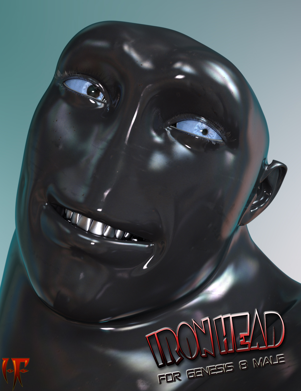 HF Iron Head for Genesis 8 Male by N/A