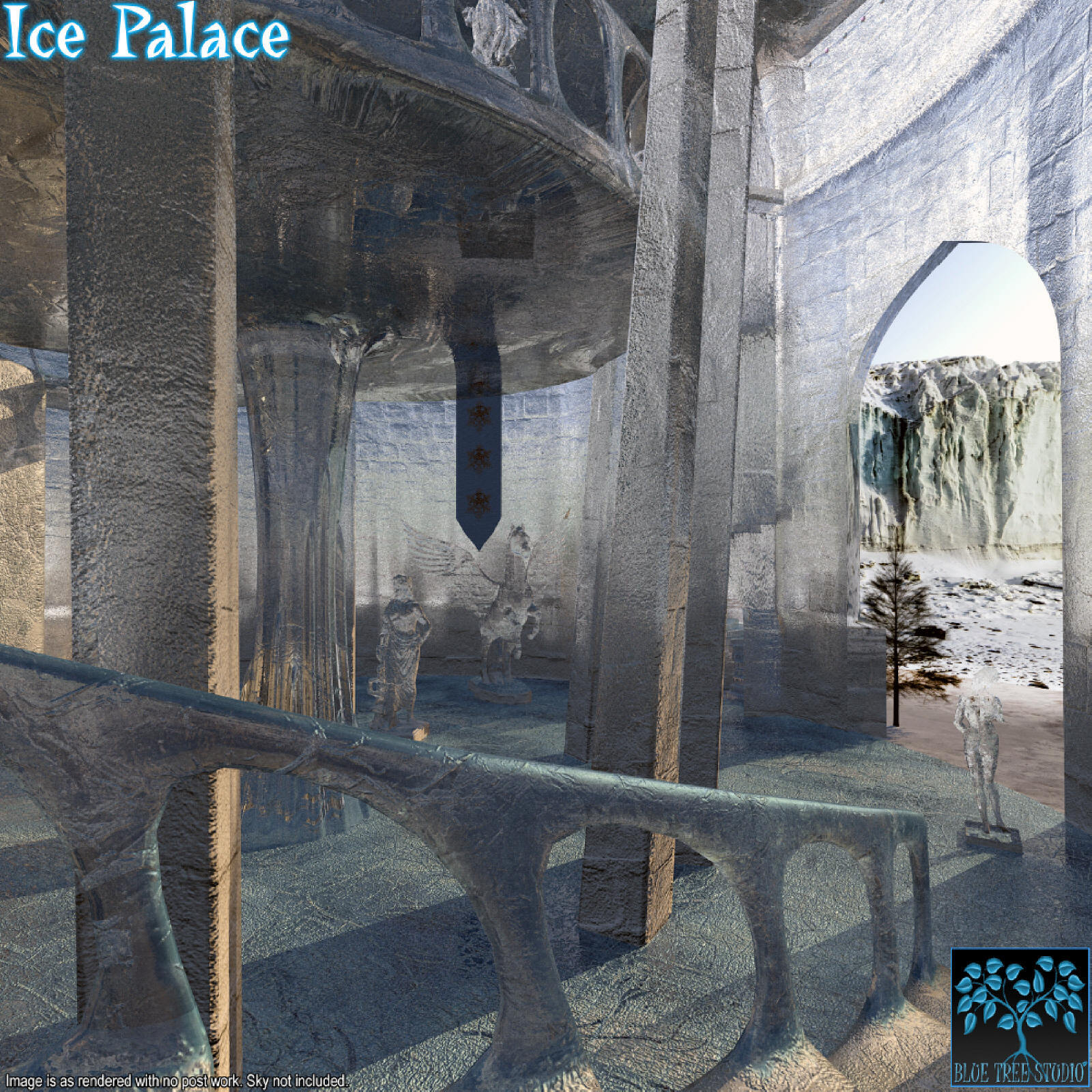 Ice Palace for Daz Studio by N/A