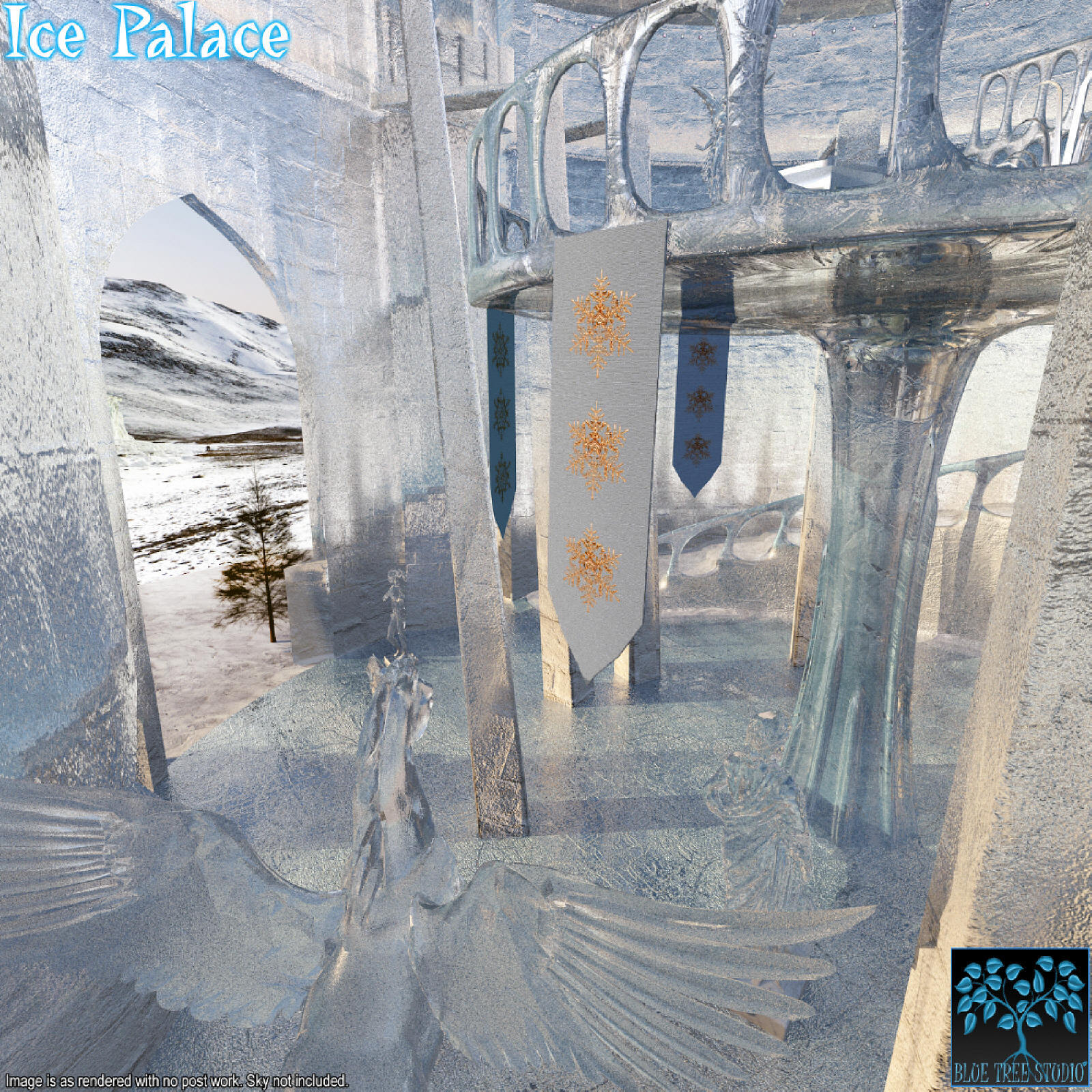 Ice Palace for Daz Studio by N/A