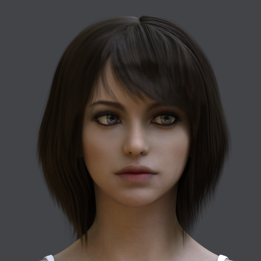 AG Hair for Genesis 8 Female by N/A
