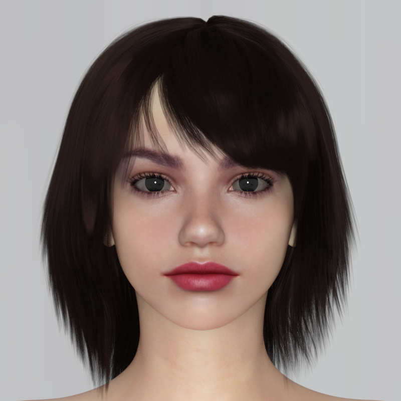 AG Hair for Genesis 8 Female by N/A
