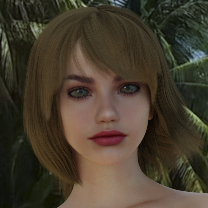 AG Hair for Genesis 8 Female by N/A