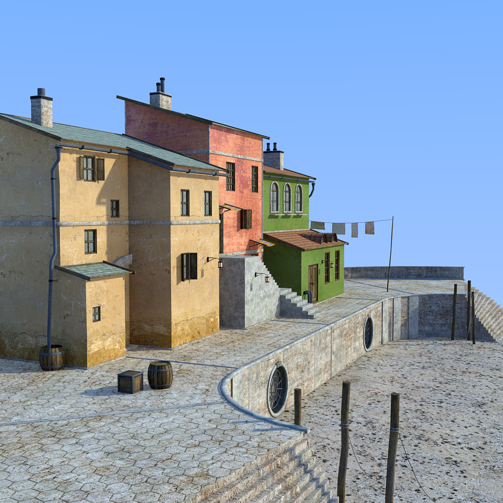 Coastal Pier for Daz Studio by N/A