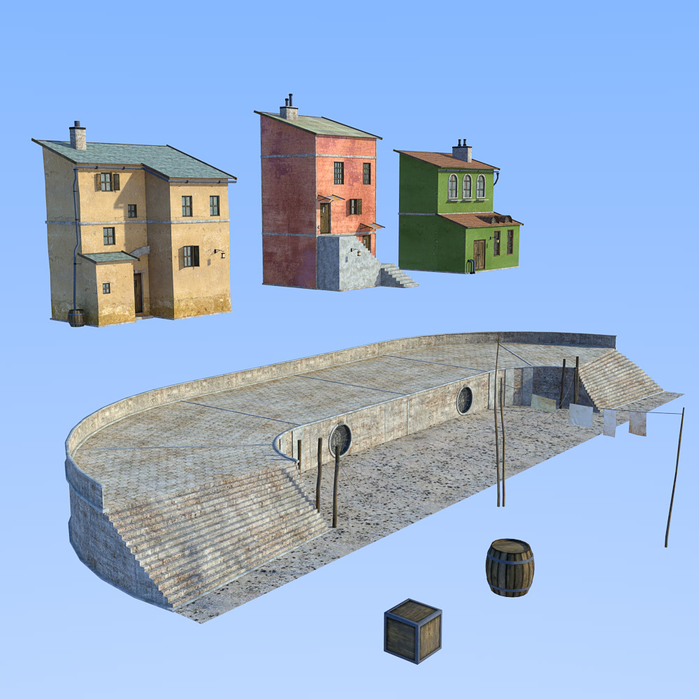 Coastal Pier for Daz Studio by N/A