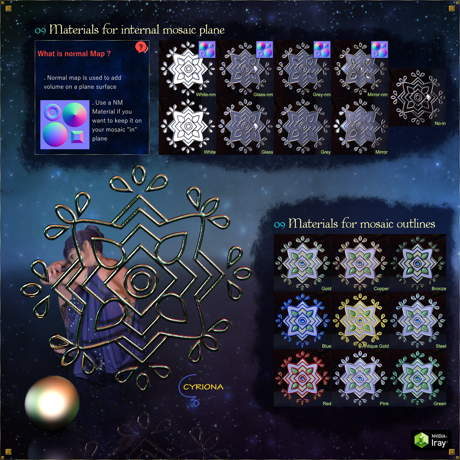 Mosaic Jewels by N/A