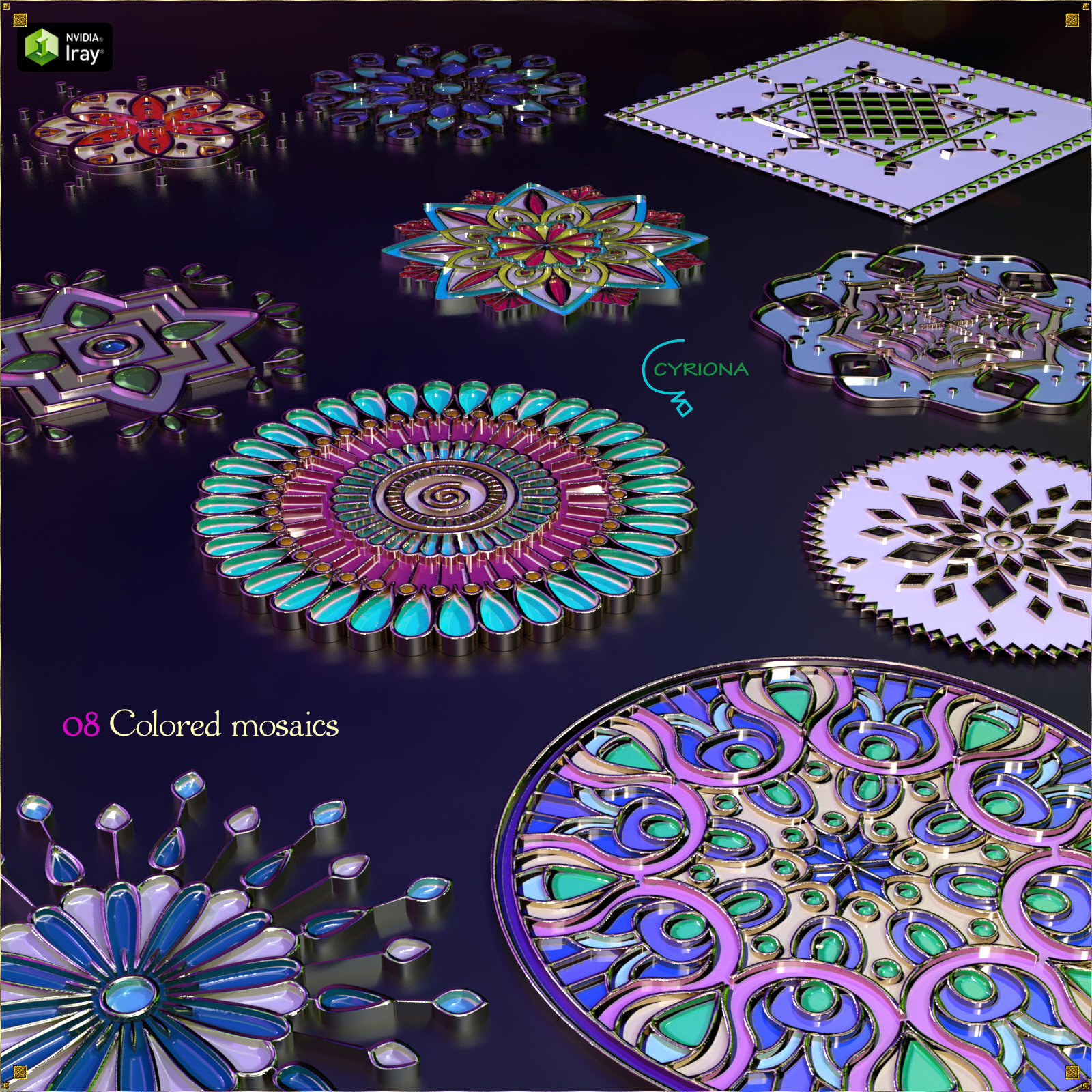 Mosaic Jewels by N/A