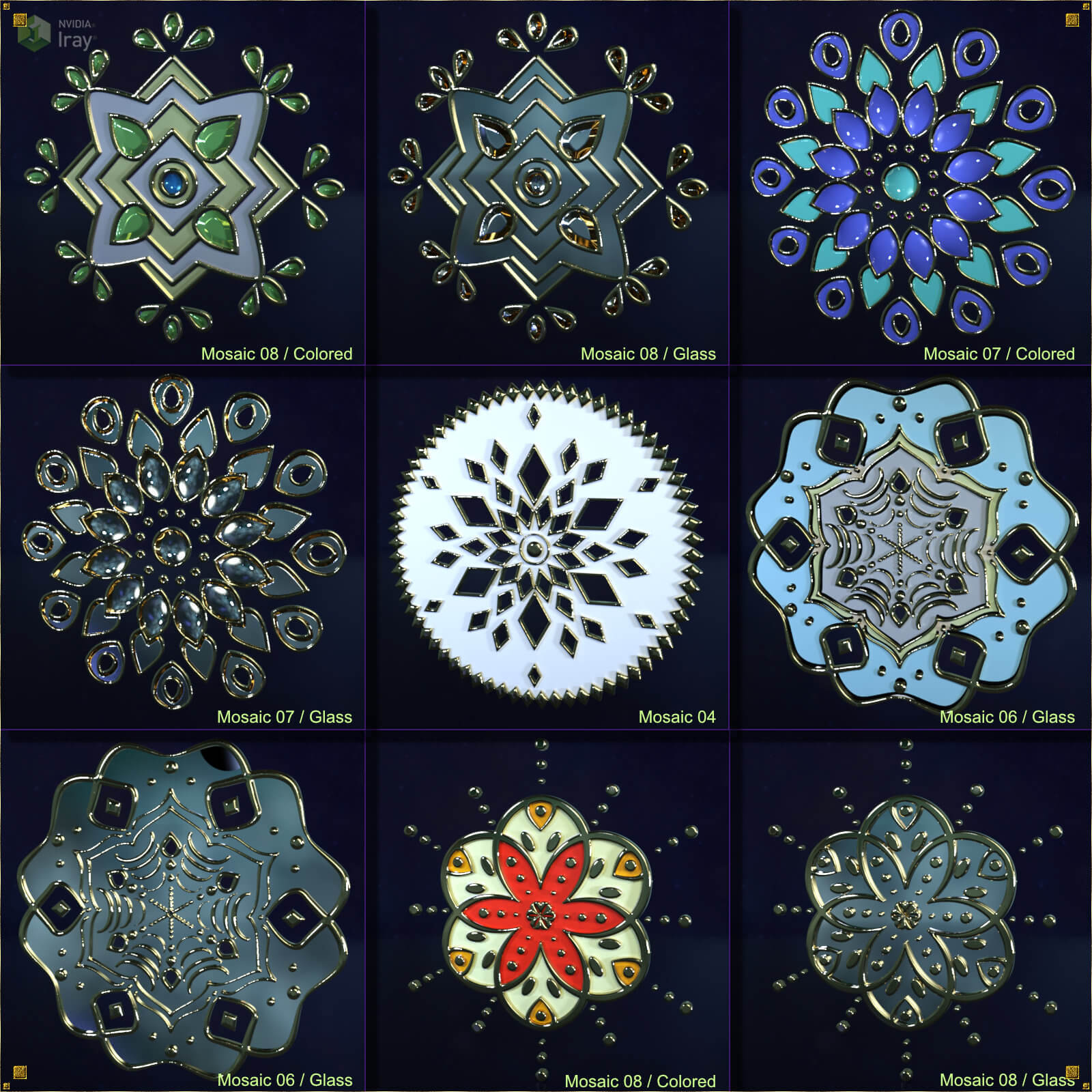Mosaic Jewels by N/A