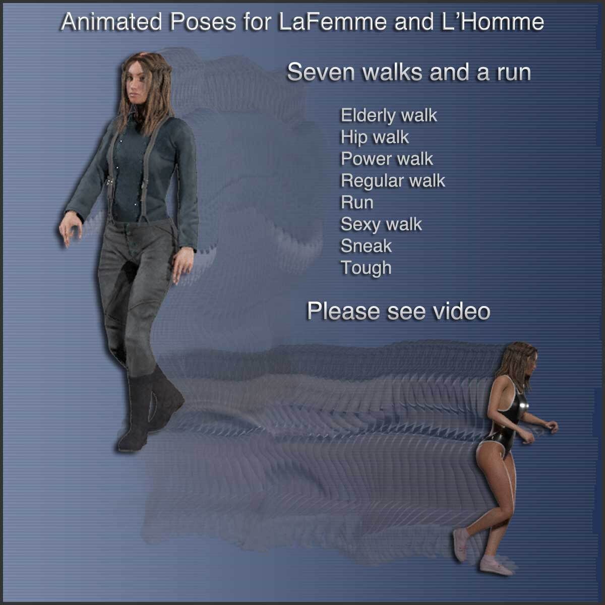 Animated Poses for La Femme and L'Homme by N/A