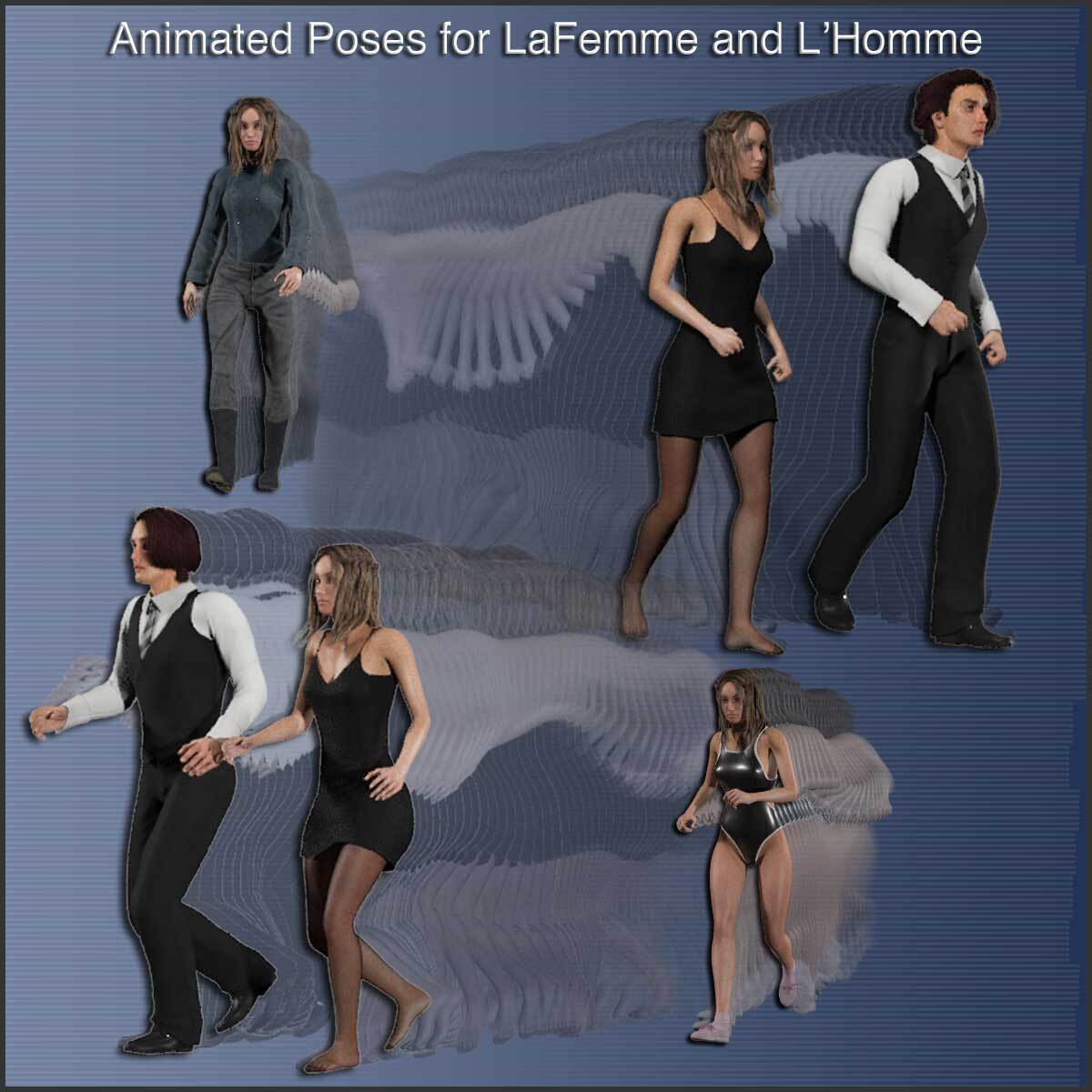 Animated Poses for La Femme and L'Homme by N/A