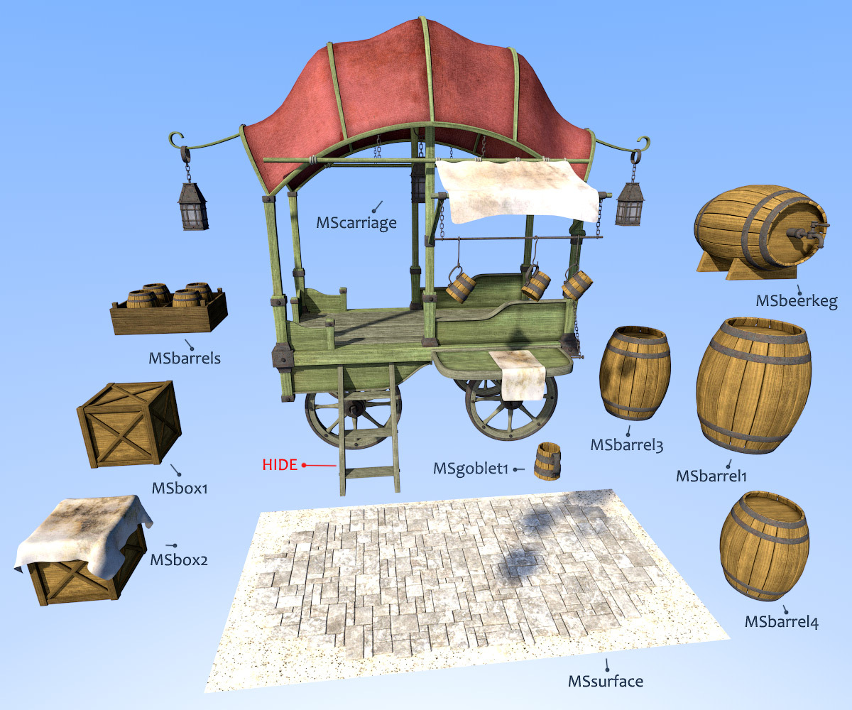Moonshiner stall for Poser by N/A