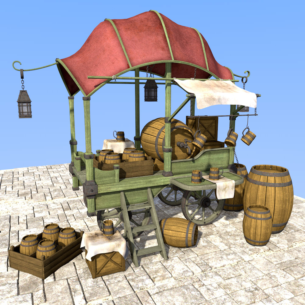 Moonshiner stall for Poser by N/A