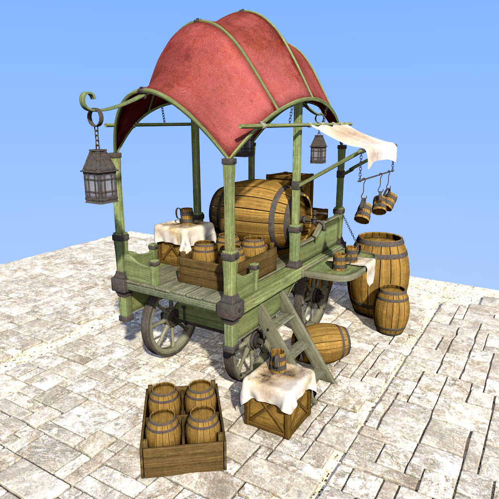 Moonshiner stall for Poser by N/A