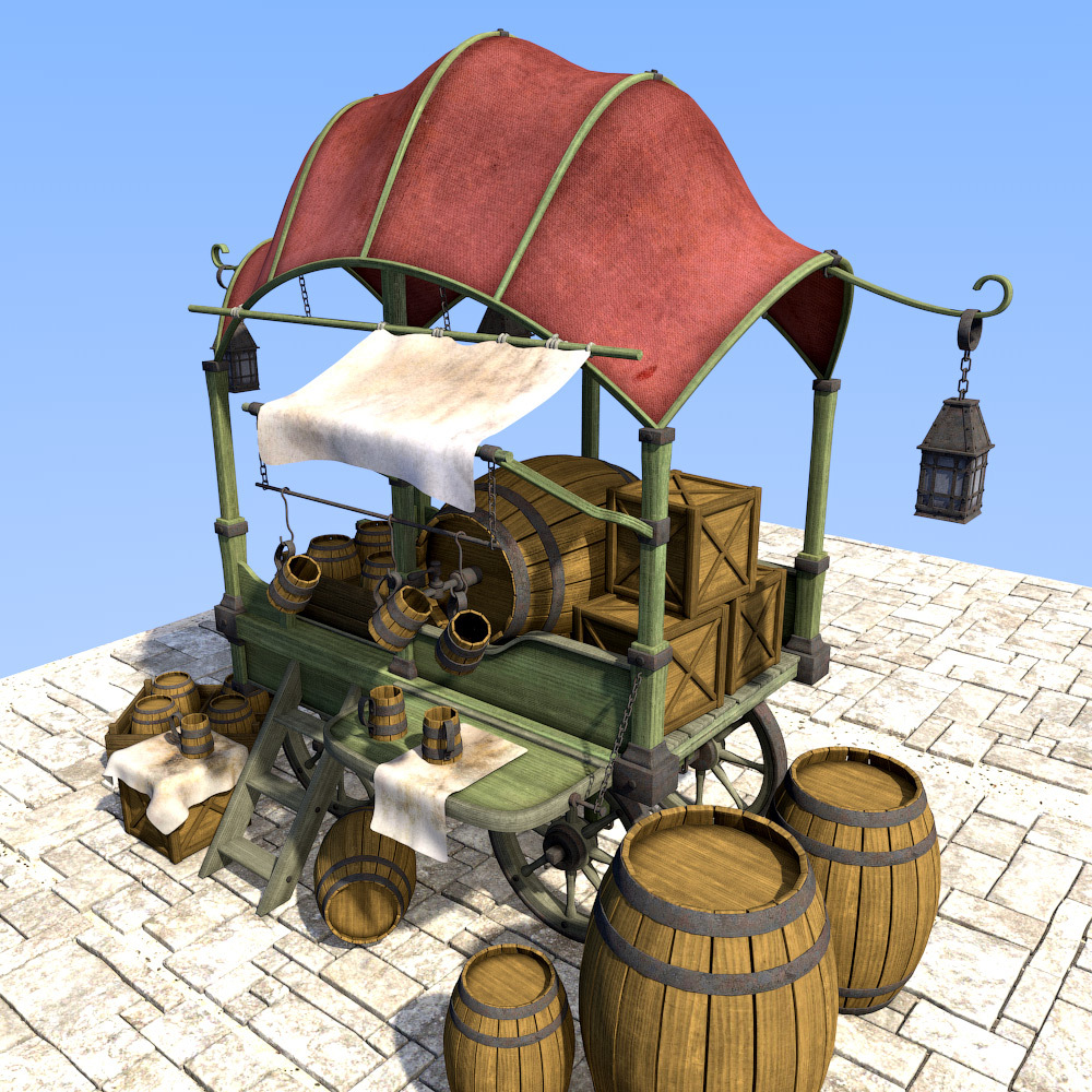 Moonshiner stall for Poser by N/A