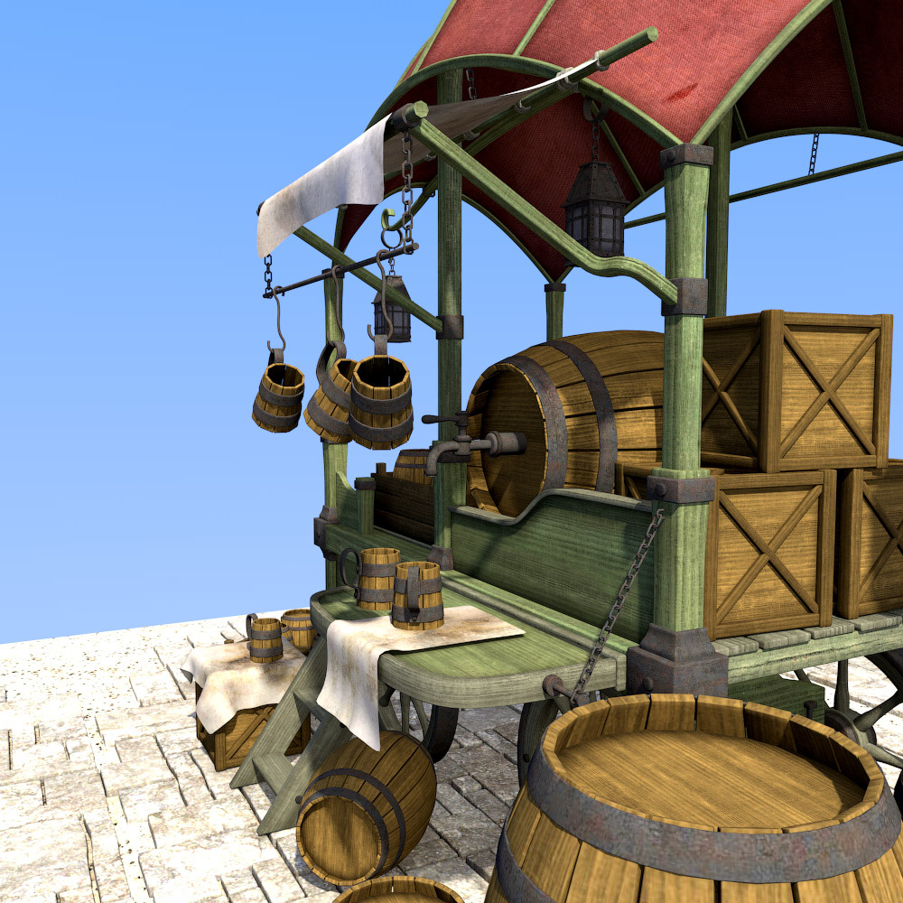 Moonshiner stall for Poser by N/A