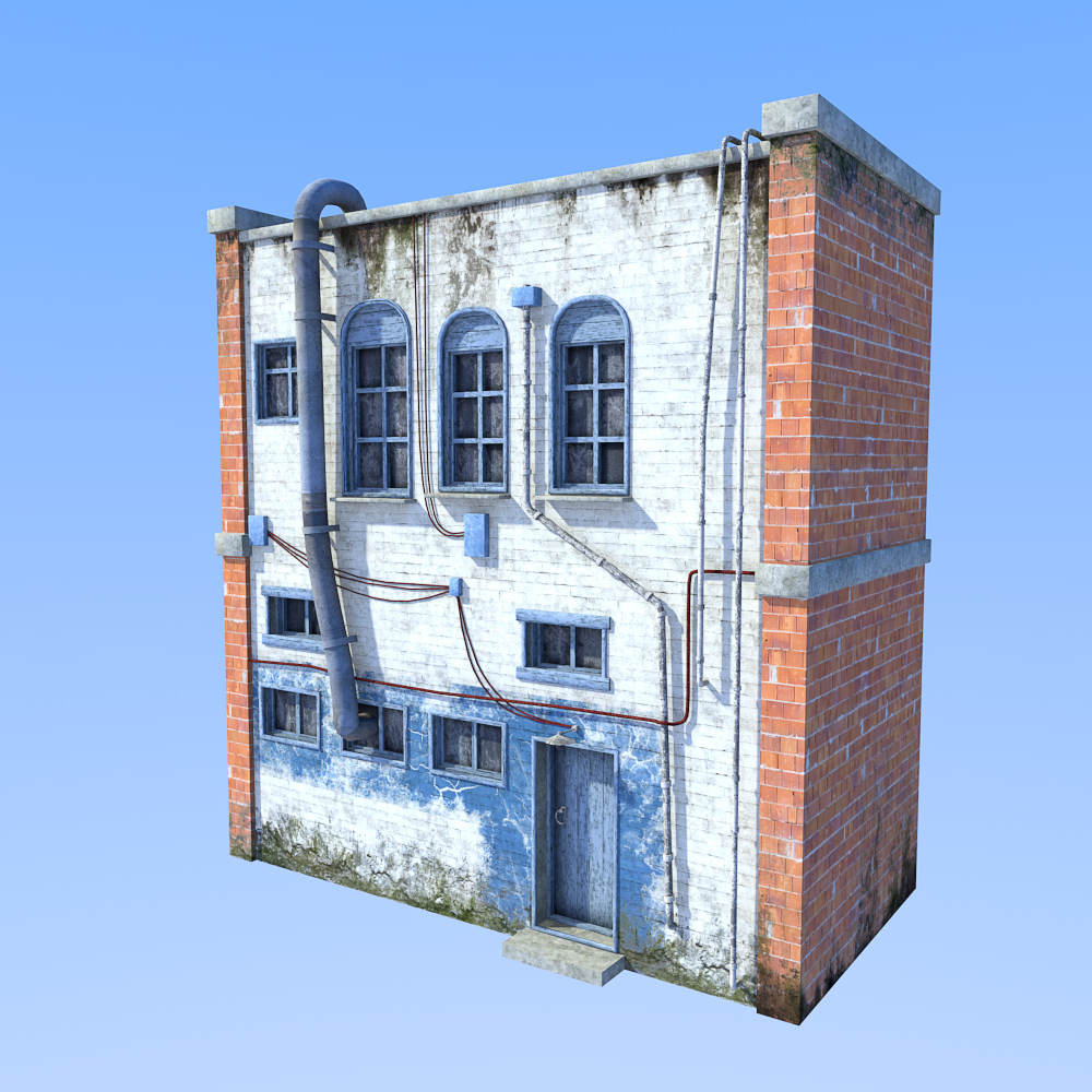 Old town houses kit for Daz Studio by N/A