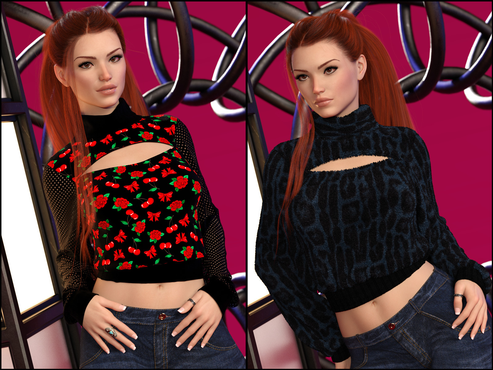 7th Ave: dForce Turtleneck Pullover for G8F by N/A