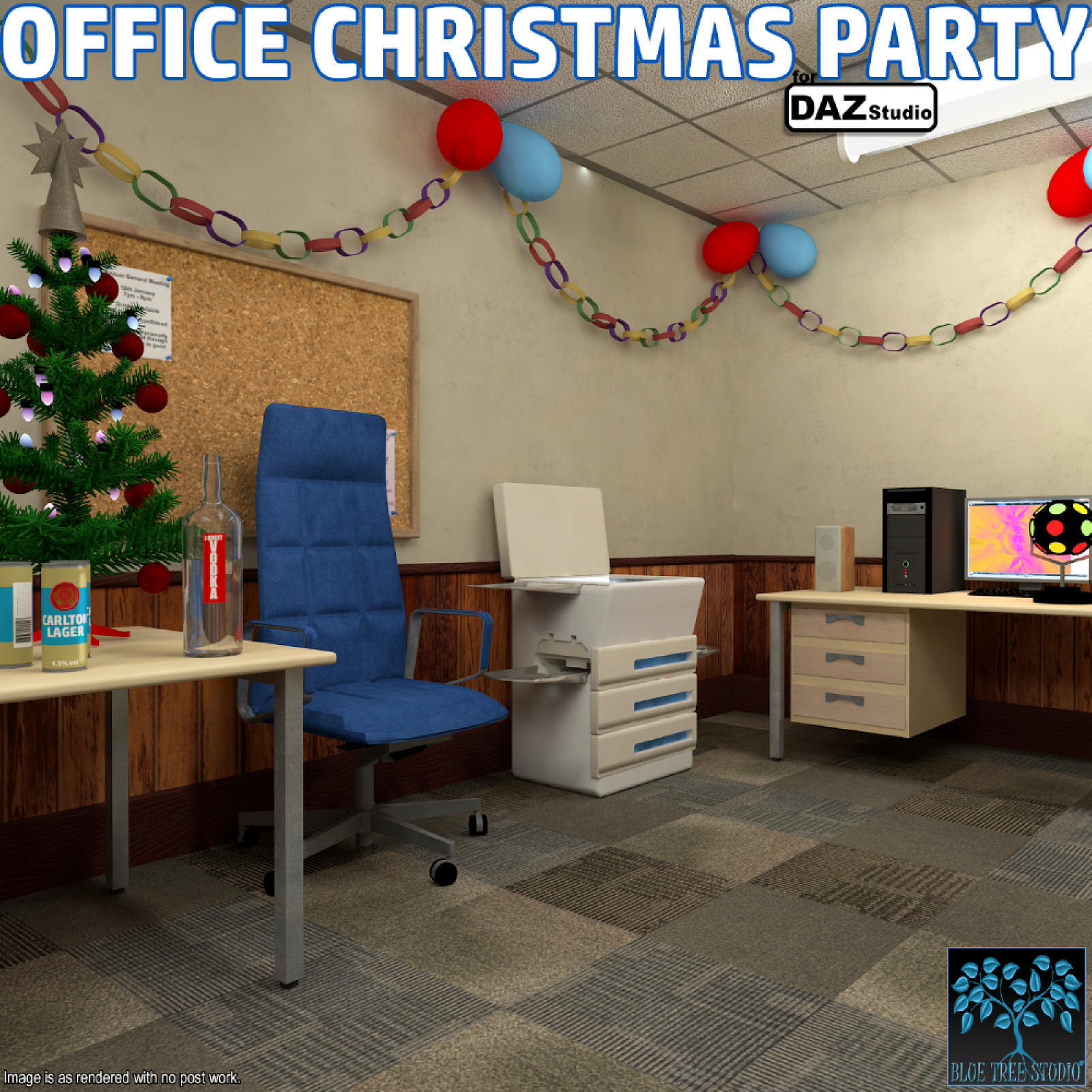 Office Christmas Party for Daz Studio by N/A