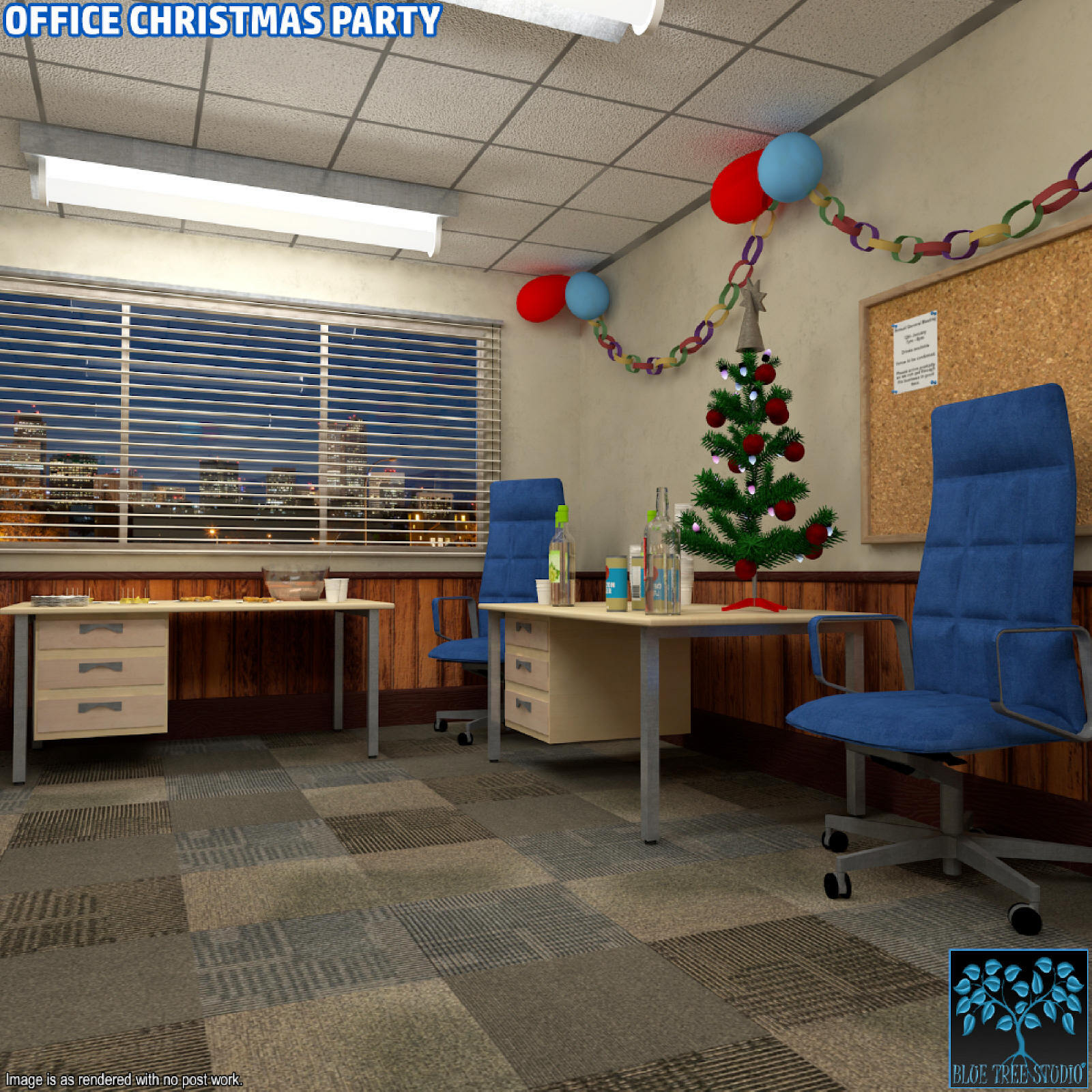 Office Christmas Party for Daz Studio by N/A