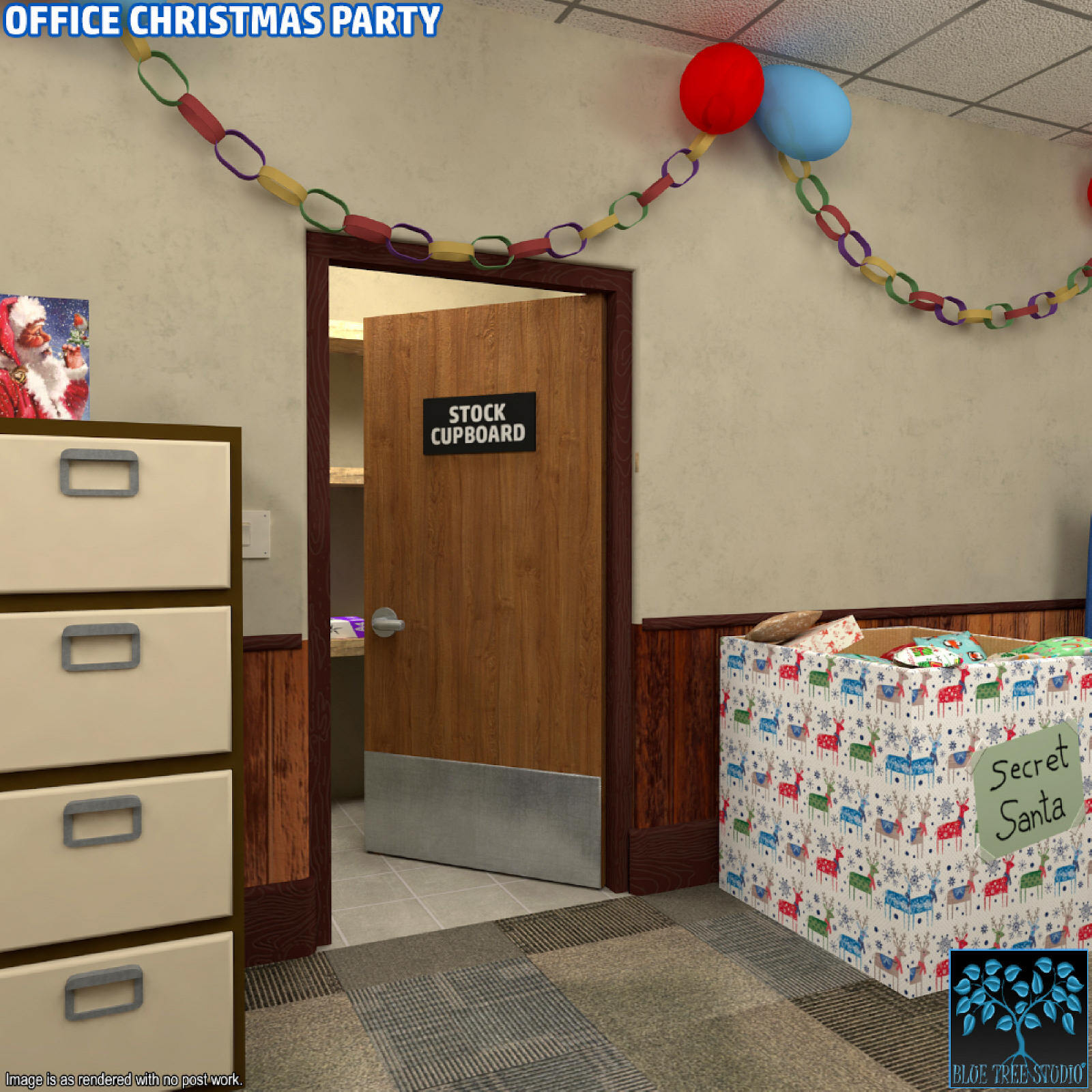 Office Christmas Party for Daz Studio by N/A