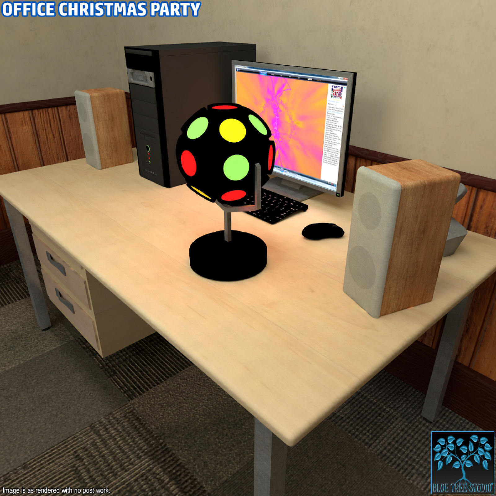 Office Christmas Party for Daz Studio by N/A