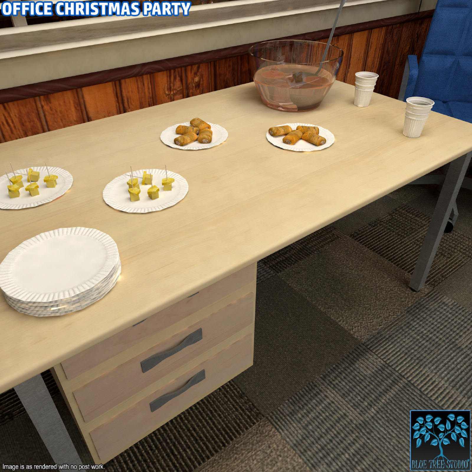 Office Christmas Party for Daz Studio by N/A
