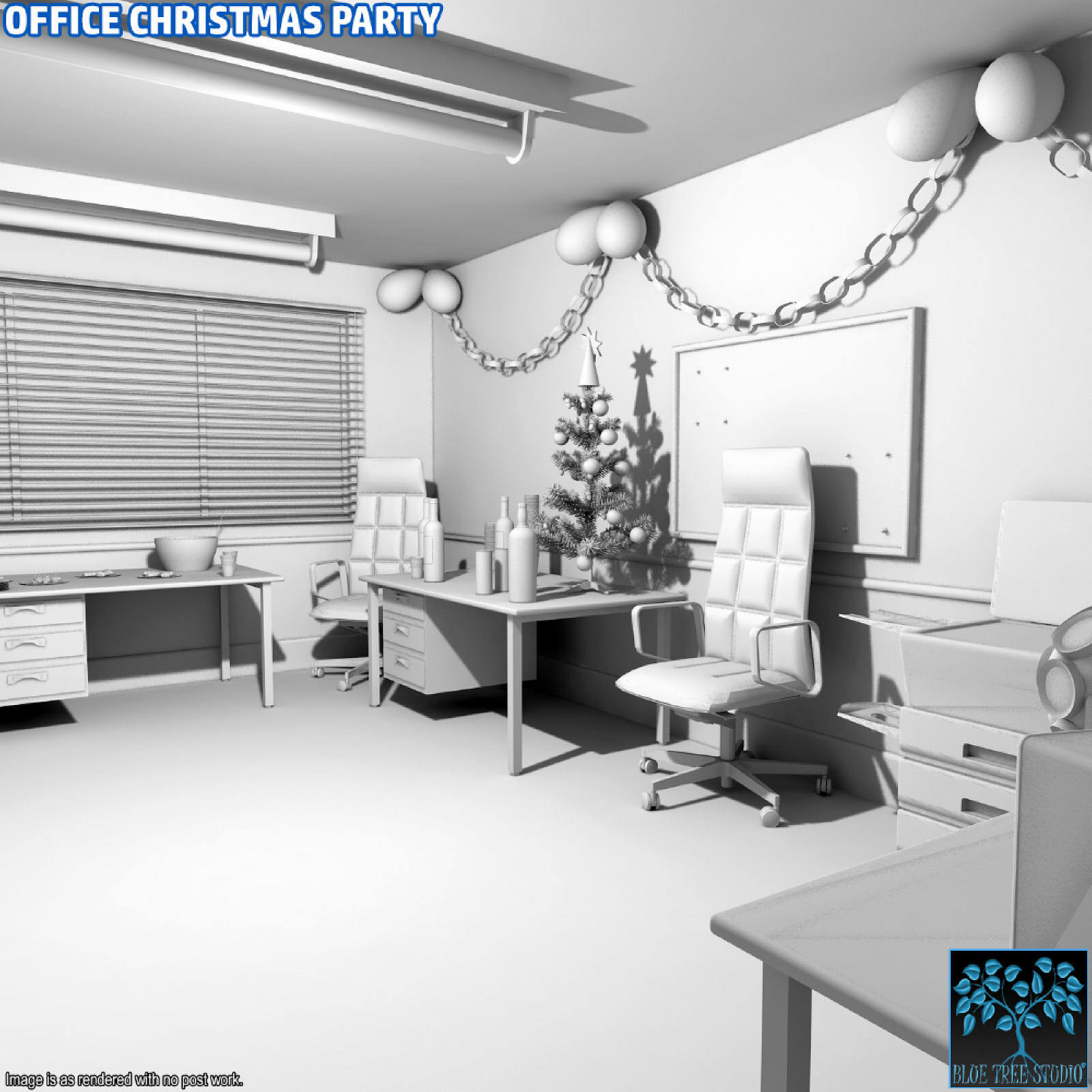 Office Christmas Party for Daz Studio by N/A