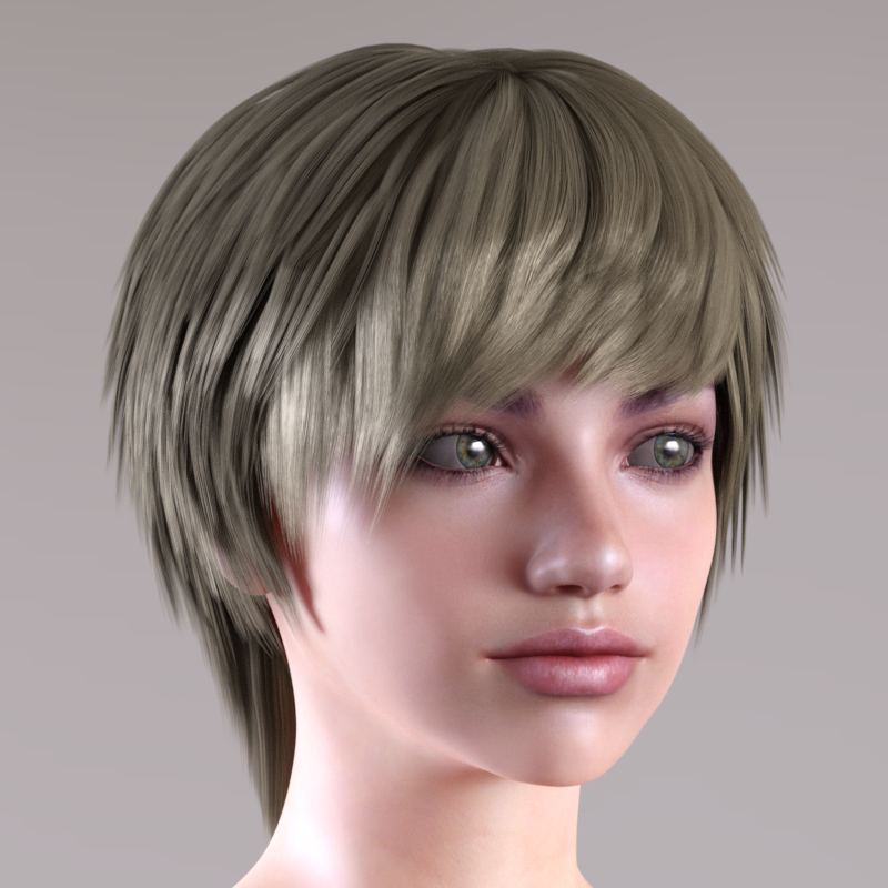RG Hair for Genesis 8 Female by N/A
