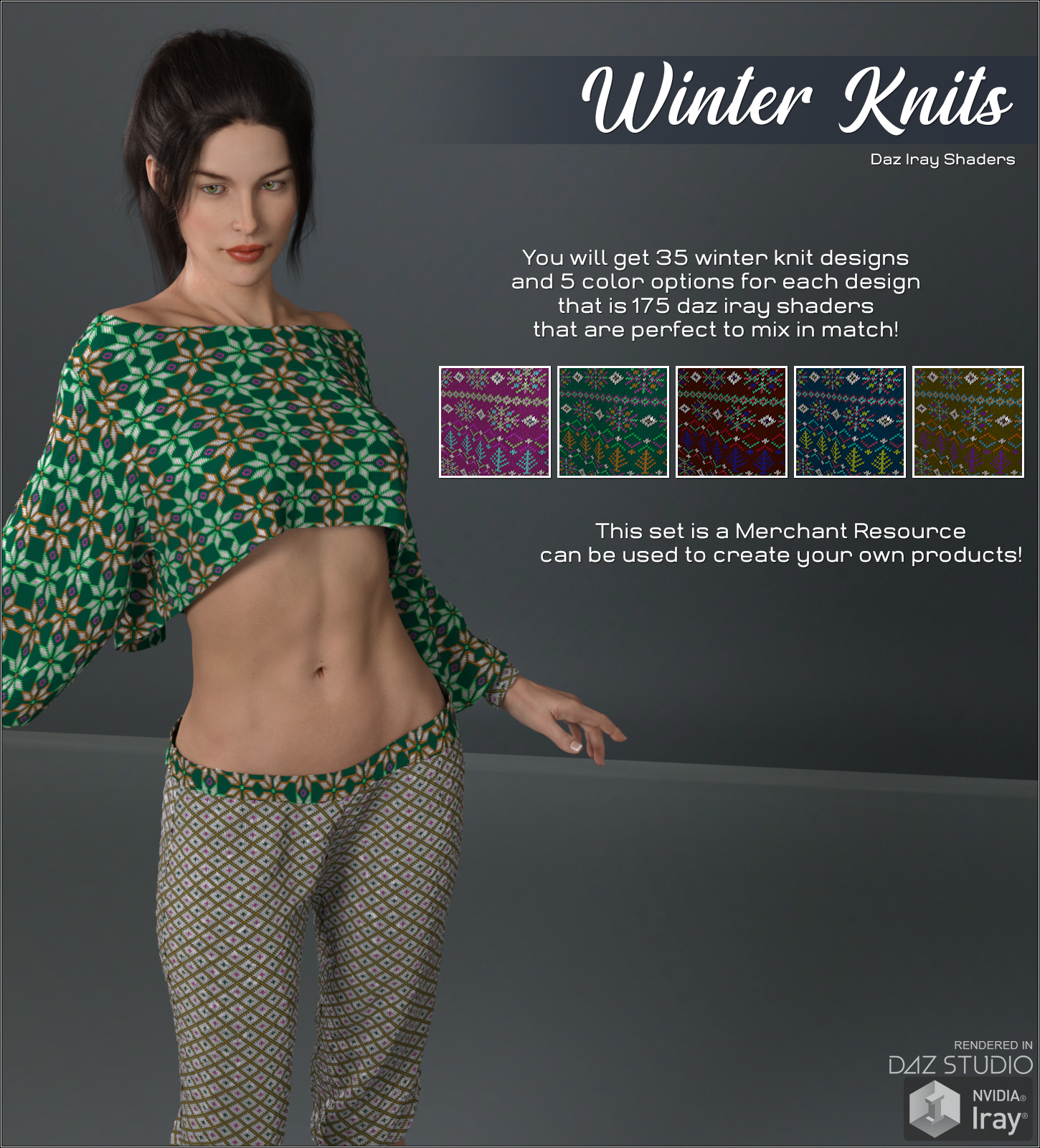 Daz Iray - Winter Knits by N/A