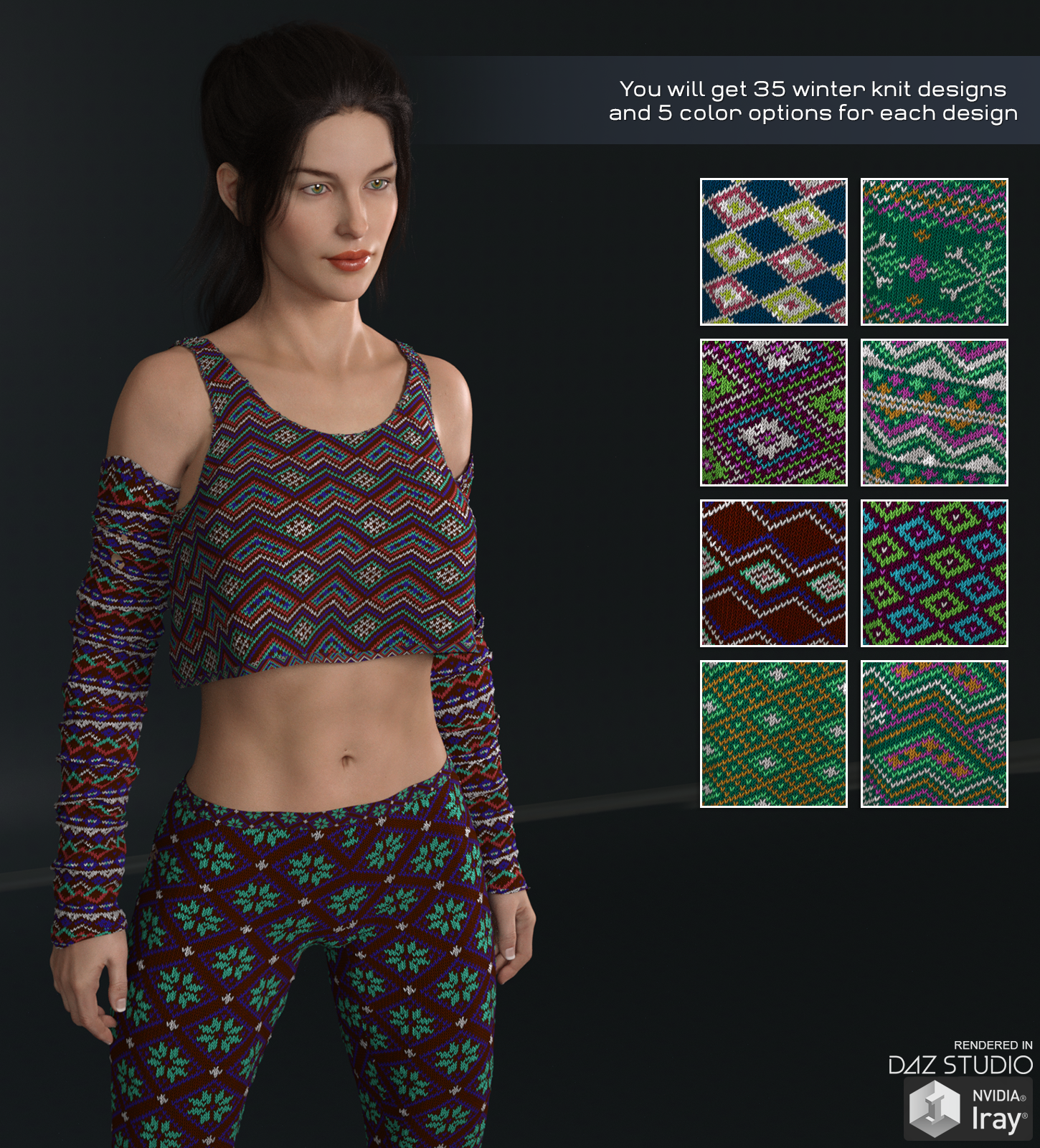 Daz Iray - Winter Knits by N/A