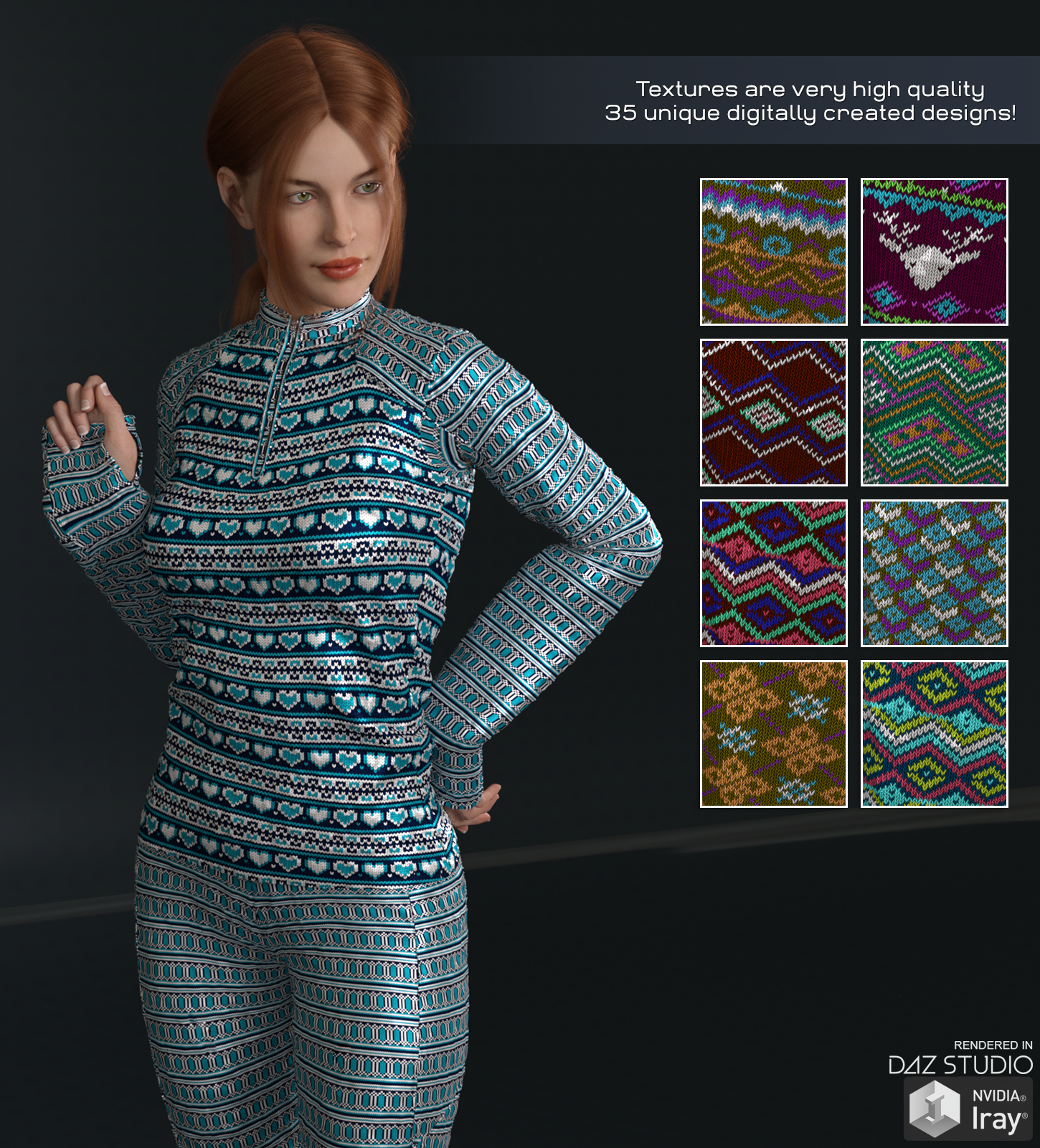 Daz Iray - Winter Knits by N/A