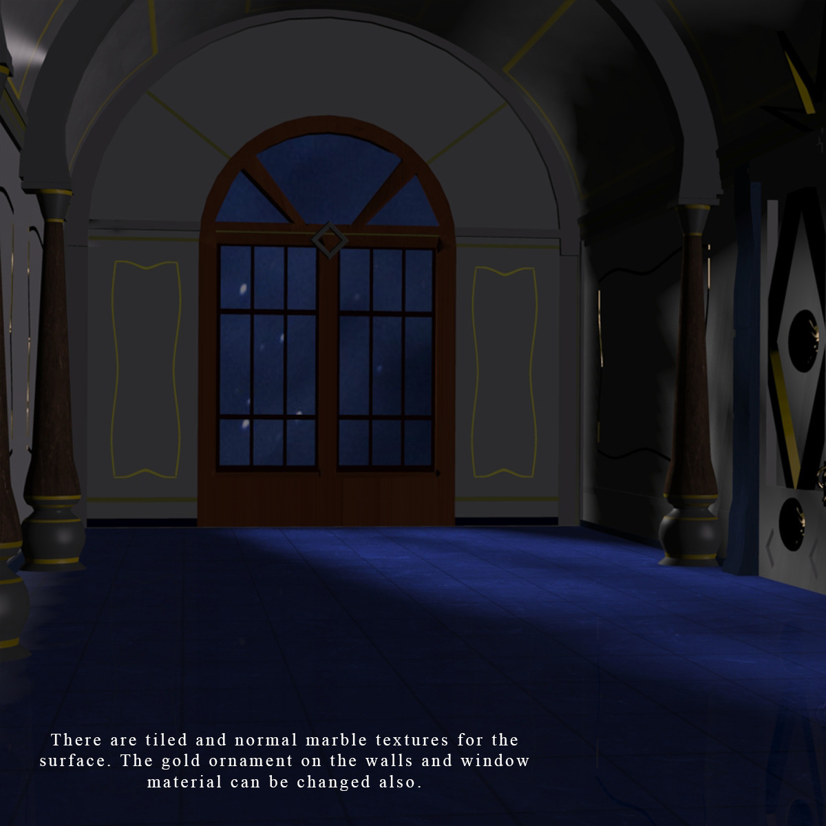 Castle Hallway for Poser by N/A