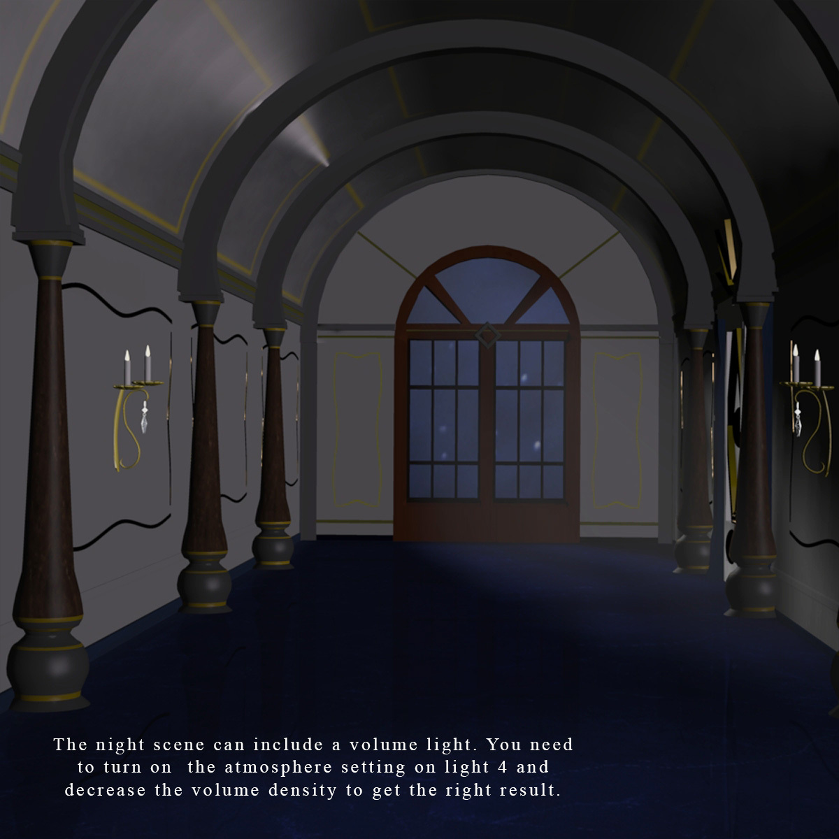 Castle Hallway for Poser by N/A