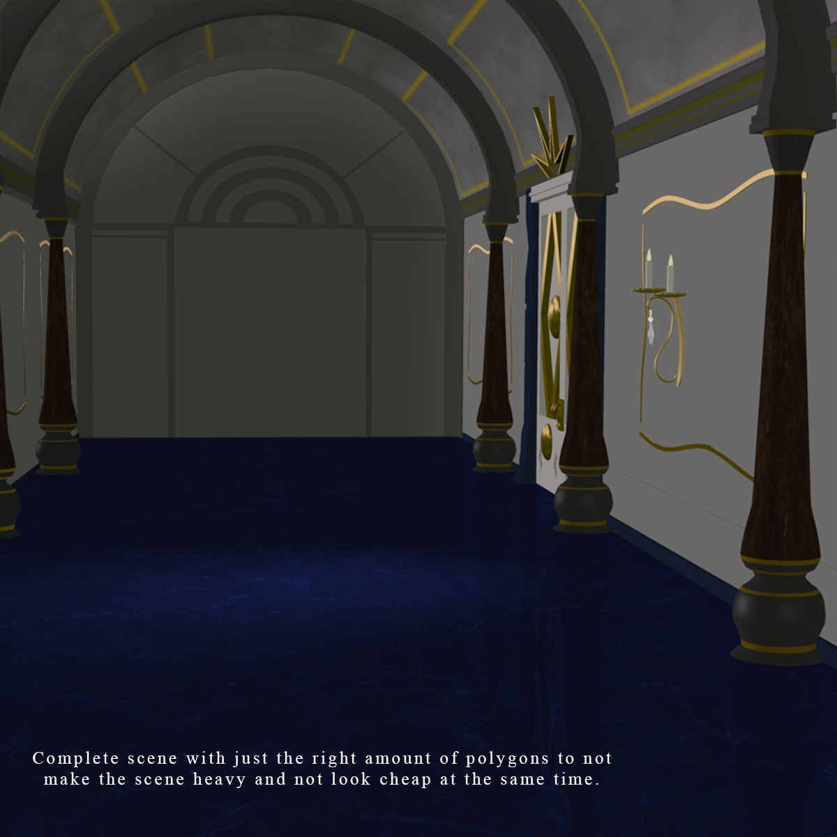 Castle Hallway for Poser by N/A