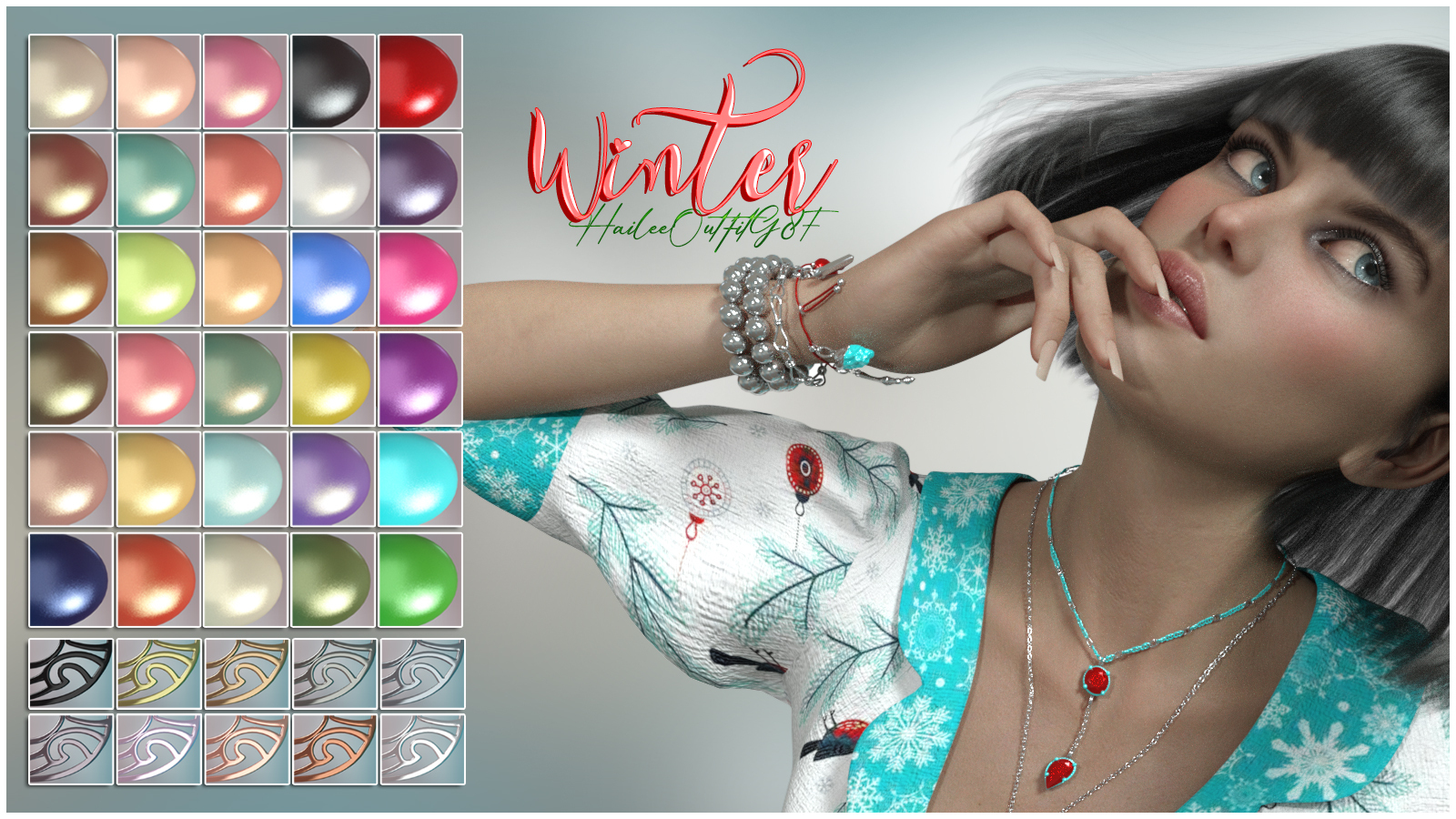 Winter Hailee Outfit G8F by N/A