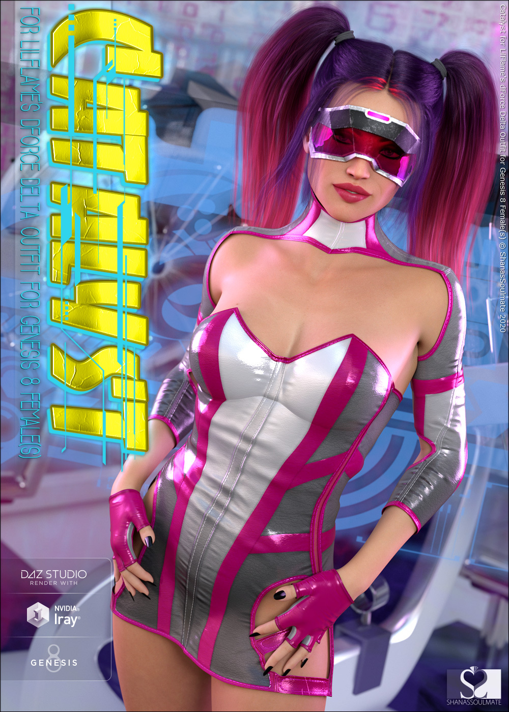 Catalyst for dForce Delta Outfit for Genesis 8 Females by N/A