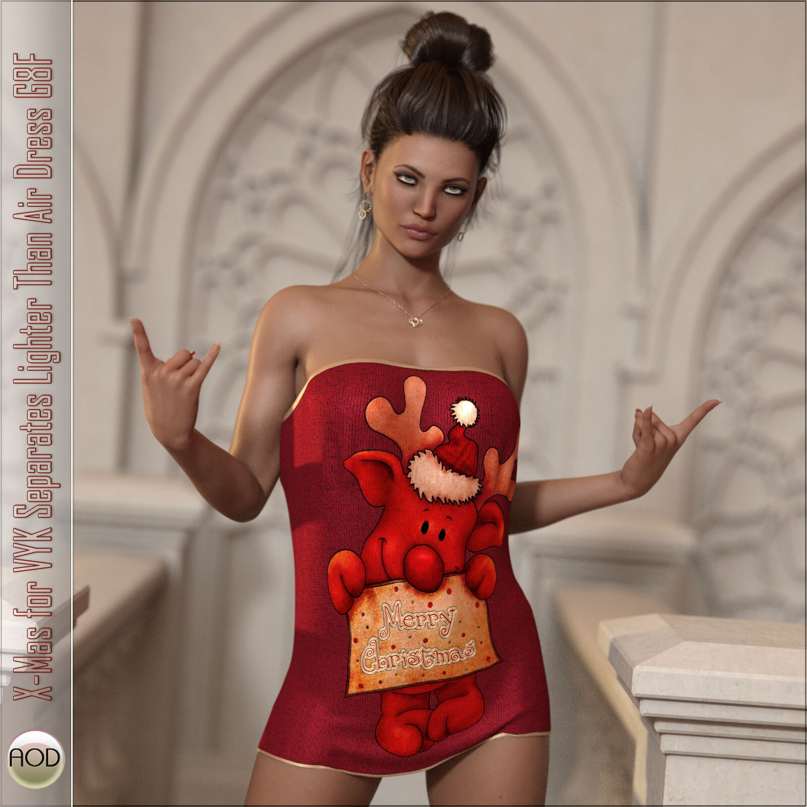 X-Mas for VYK Separates Lighter Than Air Dress G8F by N/A