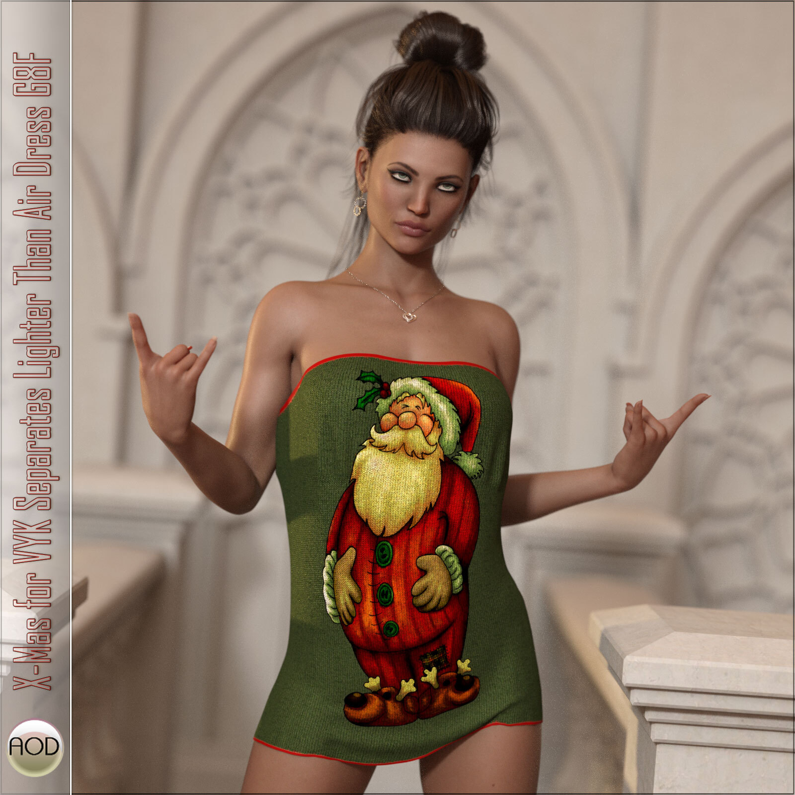 X-Mas for VYK Separates Lighter Than Air Dress G8F by N/A