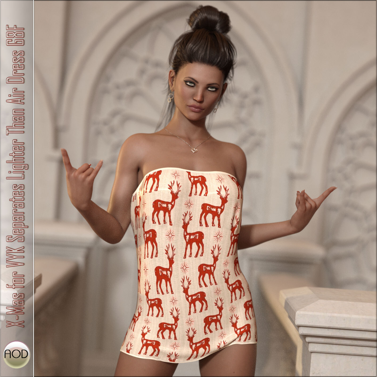X-Mas for VYK Separates Lighter Than Air Dress G8F by N/A