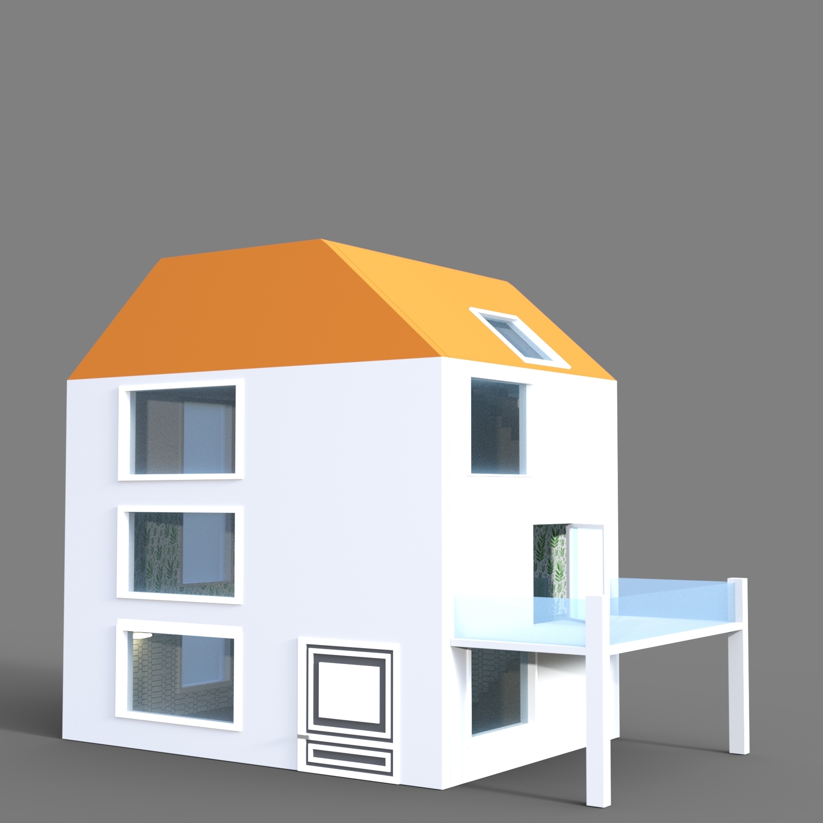 Dollhouse 1 with Bathroom by N/A