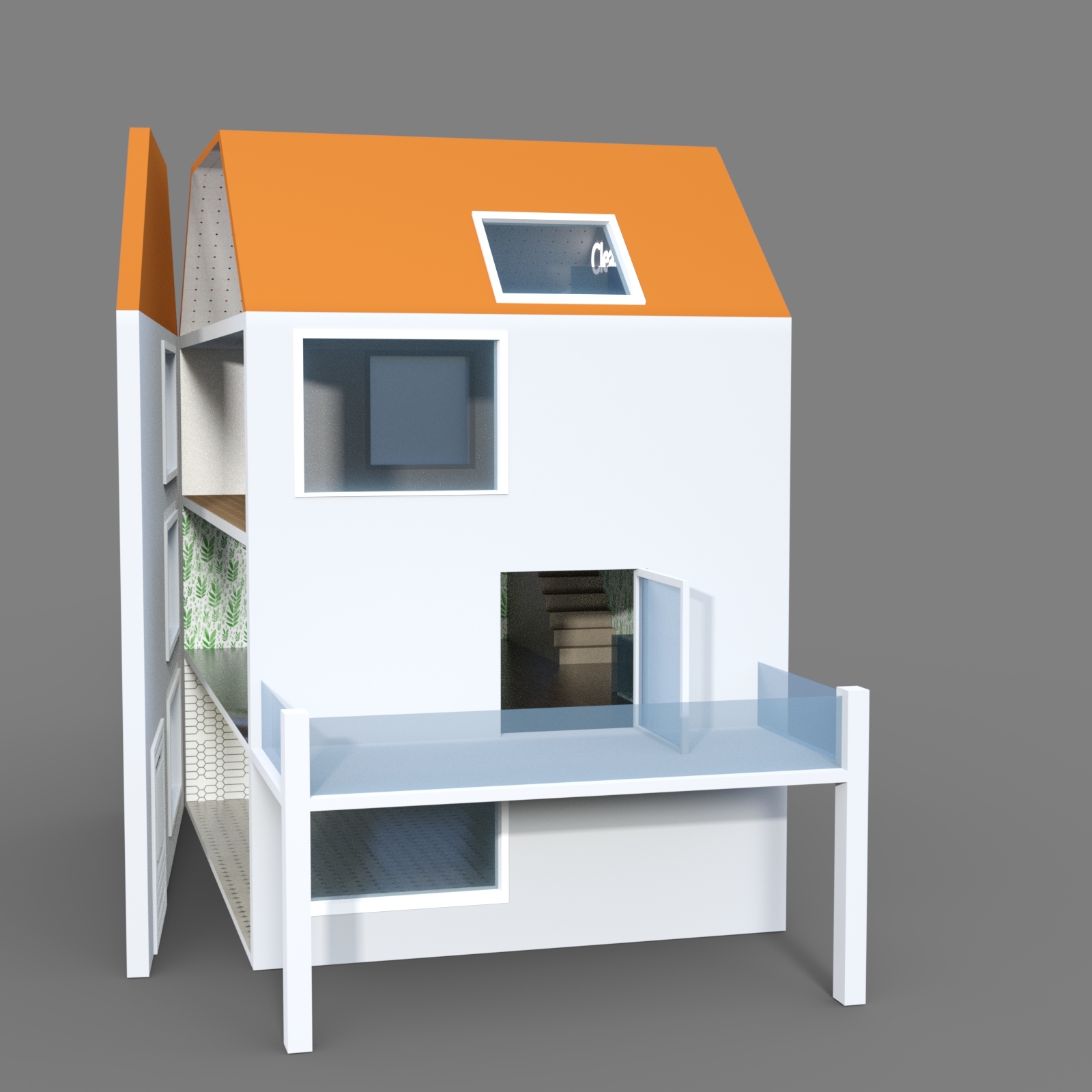 Dollhouse 1 with Bathroom by N/A