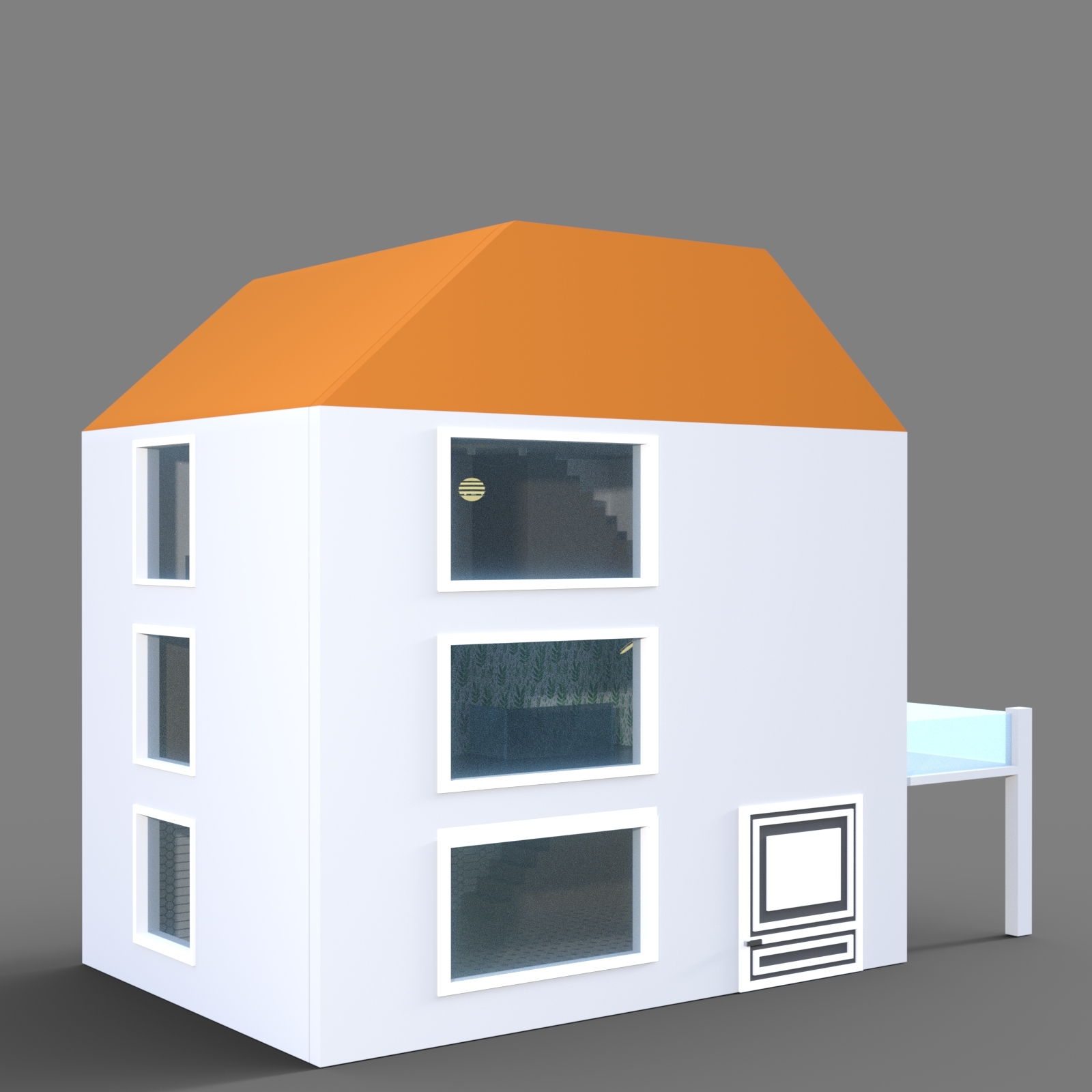 Dollhouse 1 with Bathroom by N/A