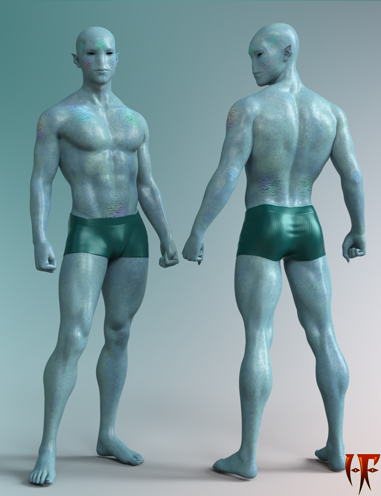 HF Nereus for Genesis 8 Male by N/A