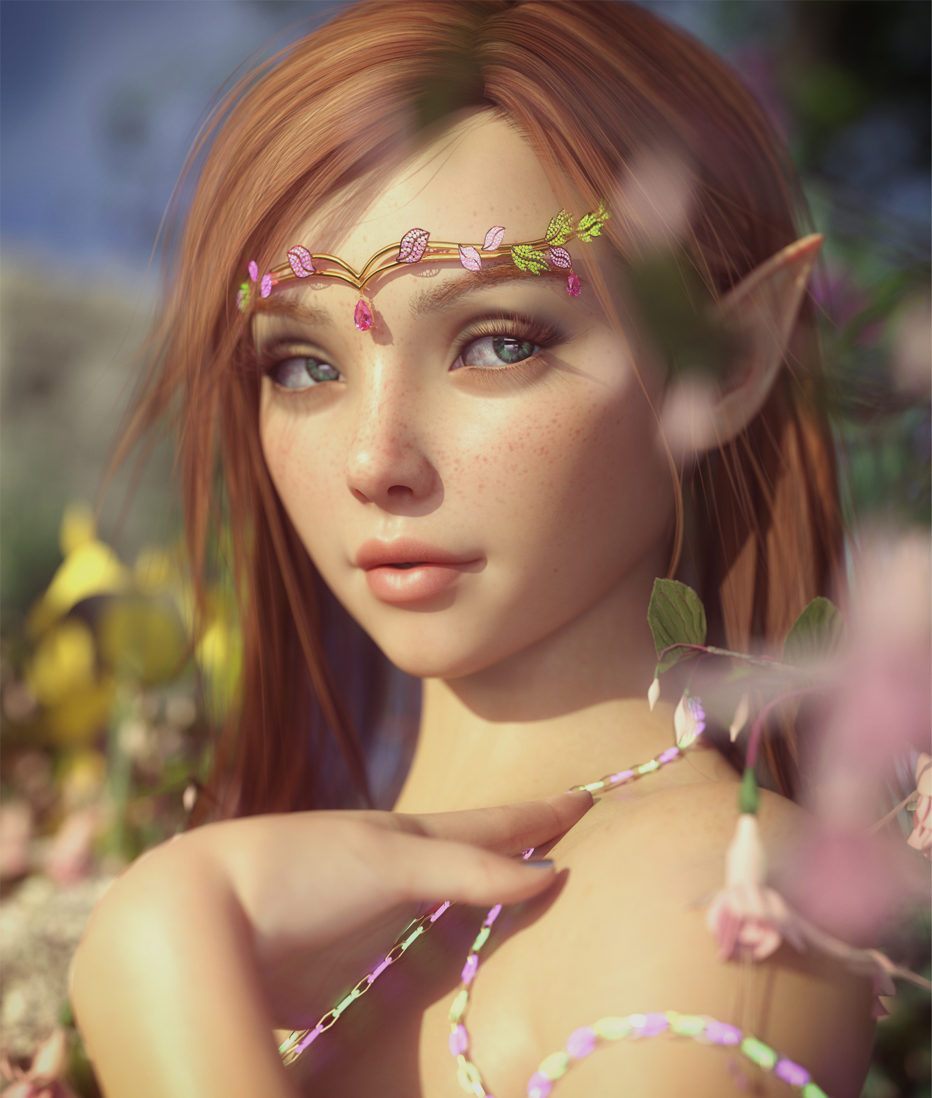 Elegant Circlets for Genesis 8 Female by N/A