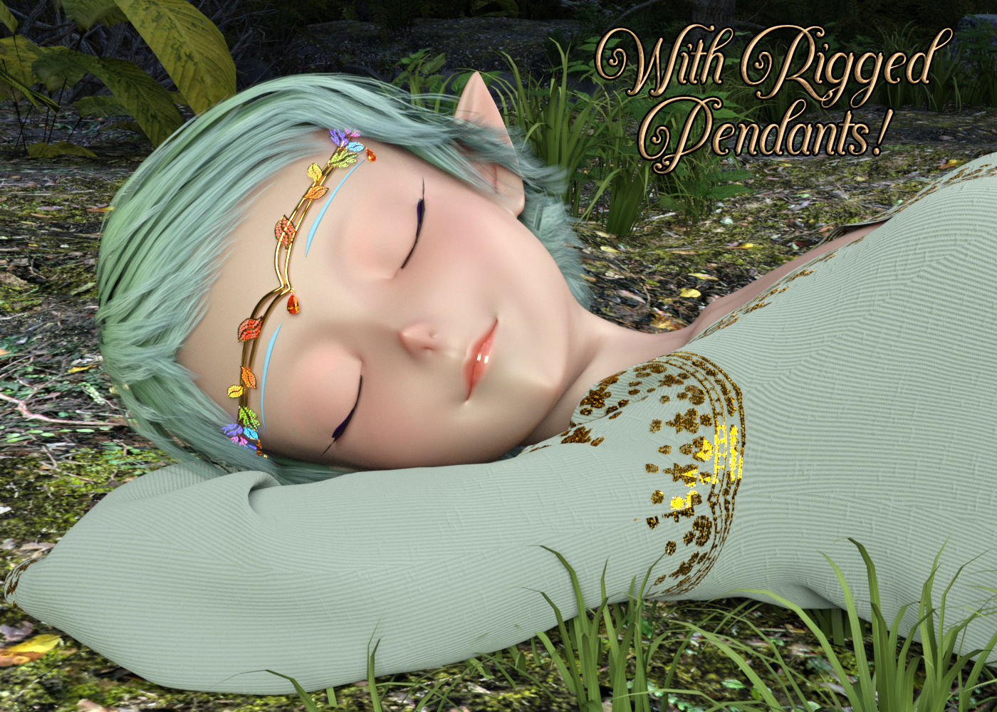 Elegant Circlets for Genesis 8 Female by N/A
