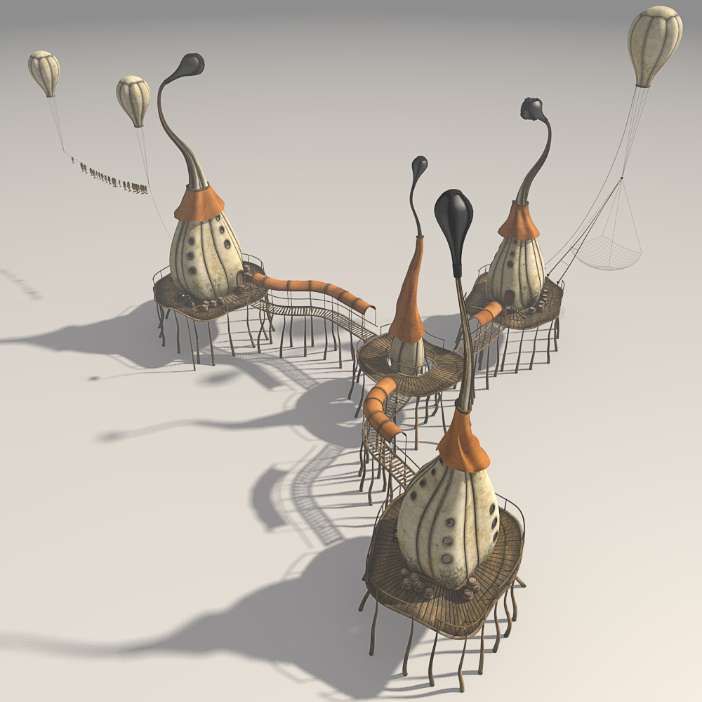 Fishing village for Daz Studio by N/A