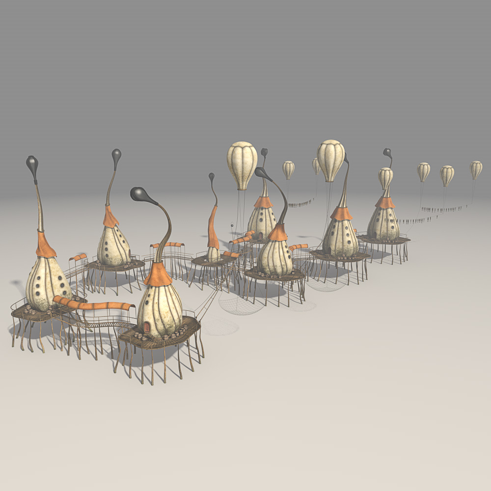Fishing village for Daz Studio by N/A