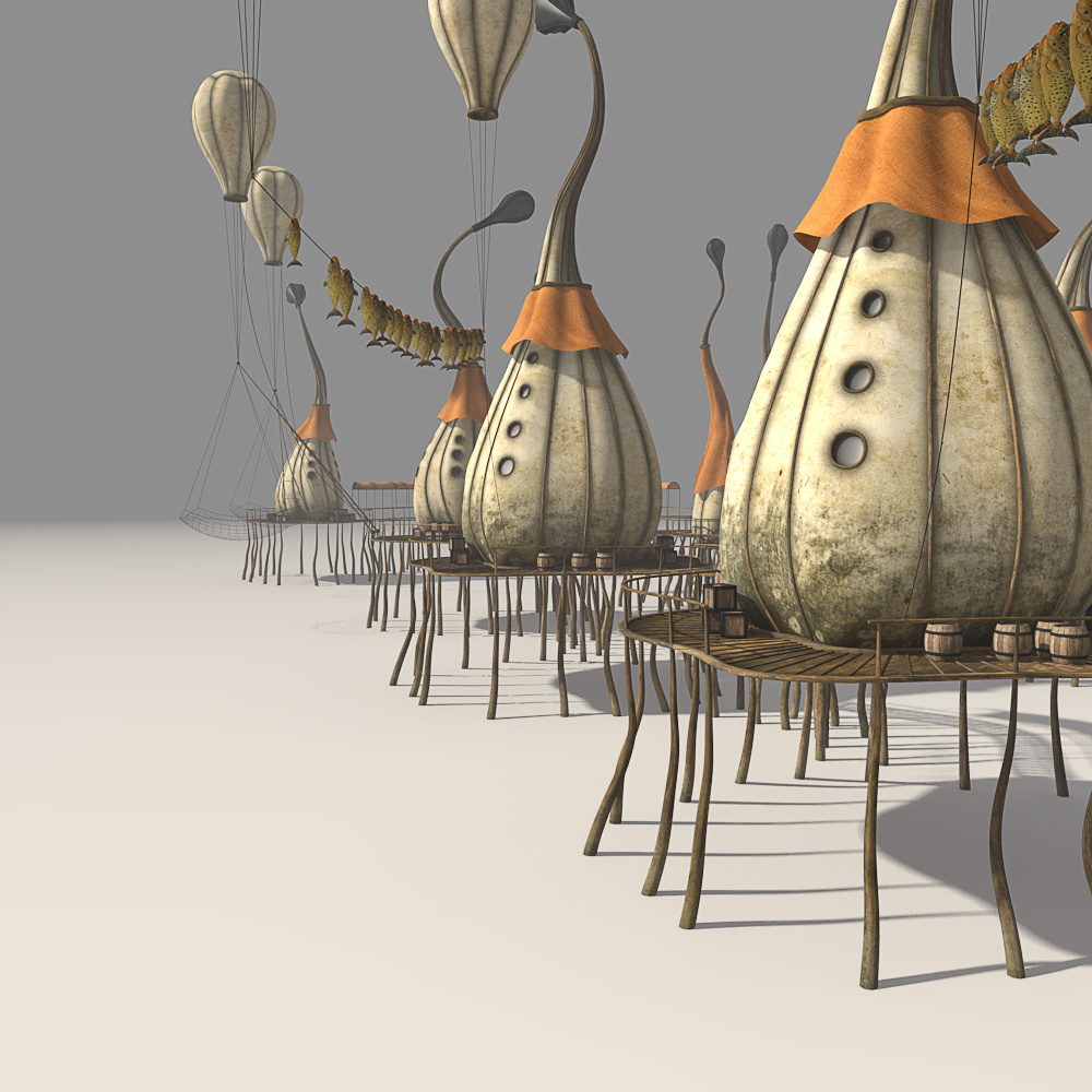 Fishing village for Daz Studio by N/A