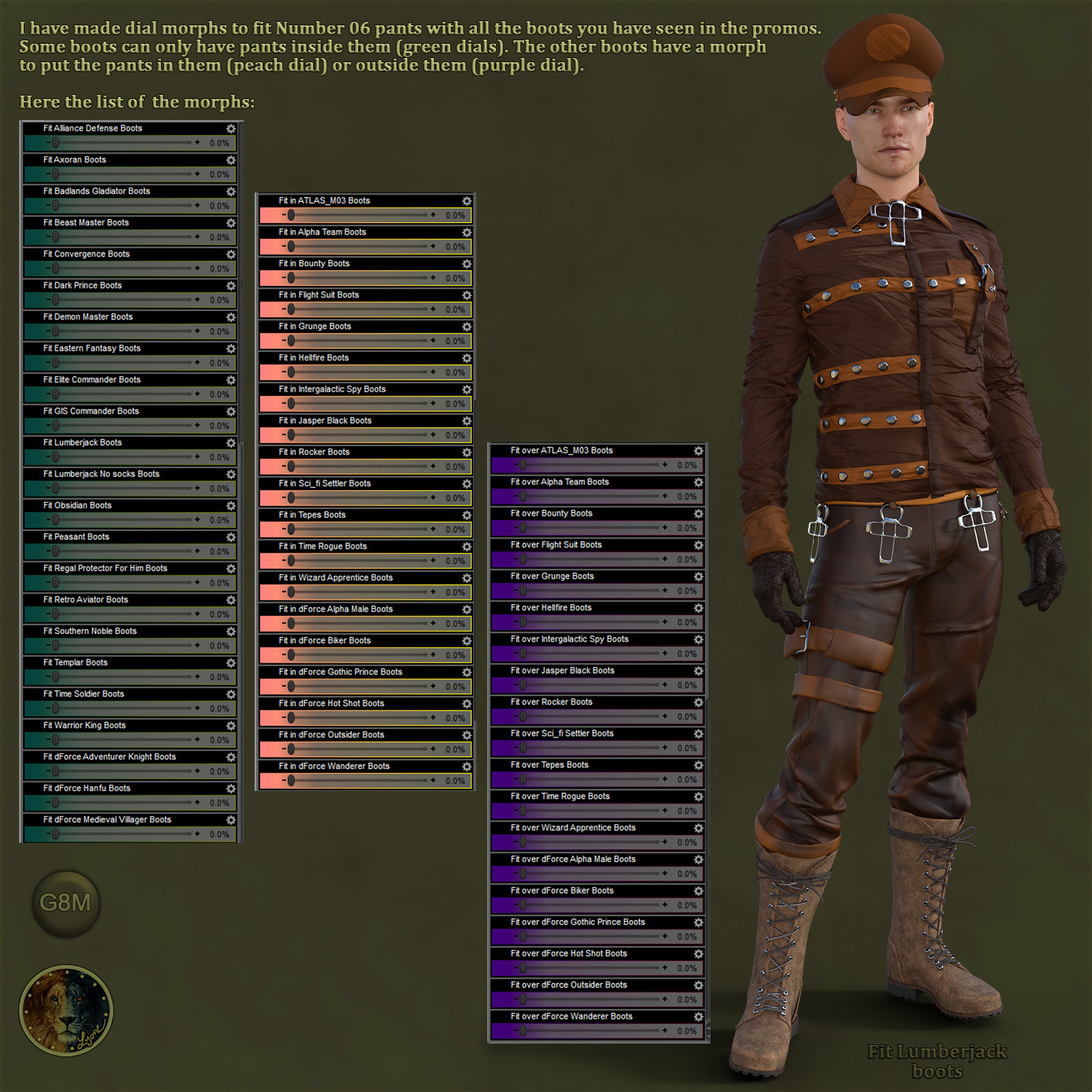 Fit other boots for Lyones Number 06 by N/A