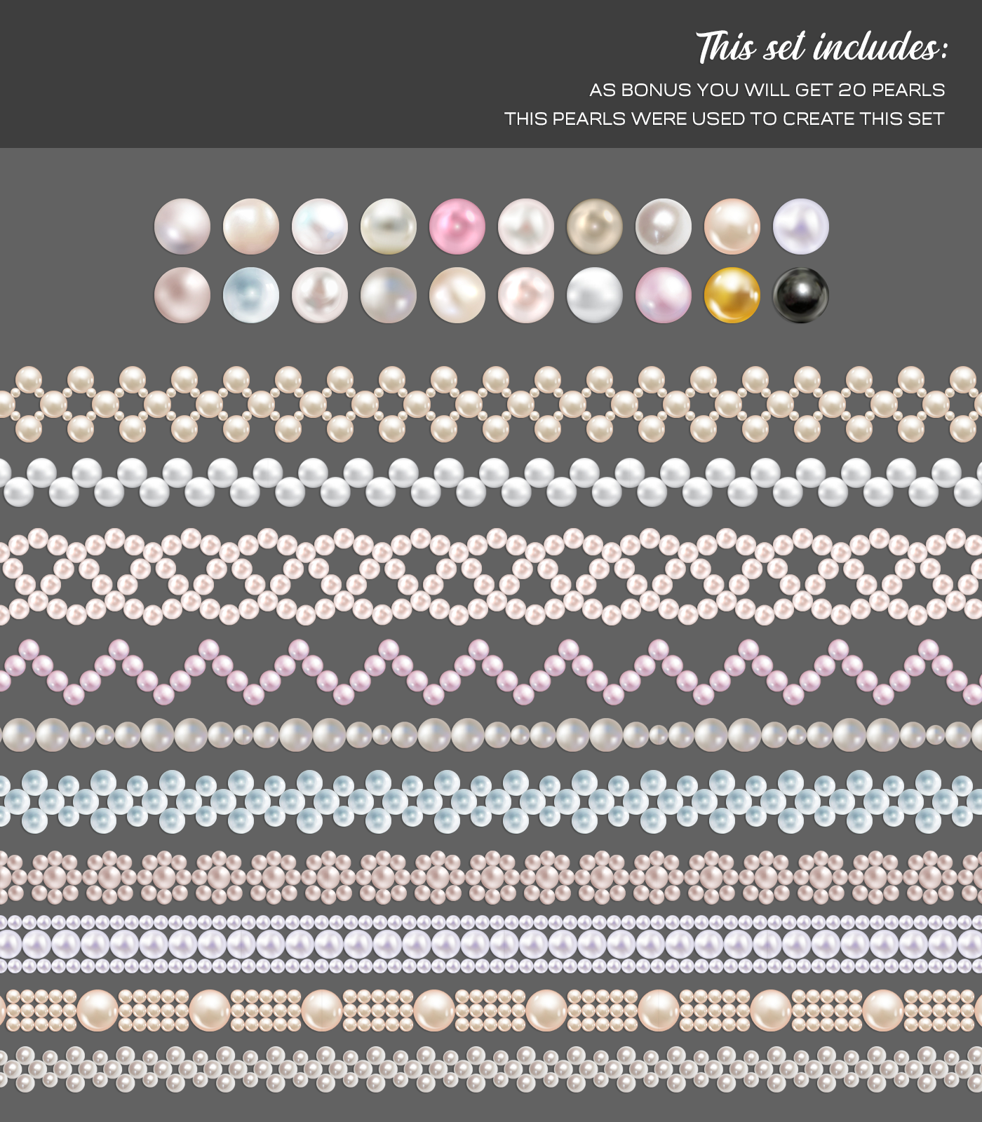 Pearl Trims by N/A